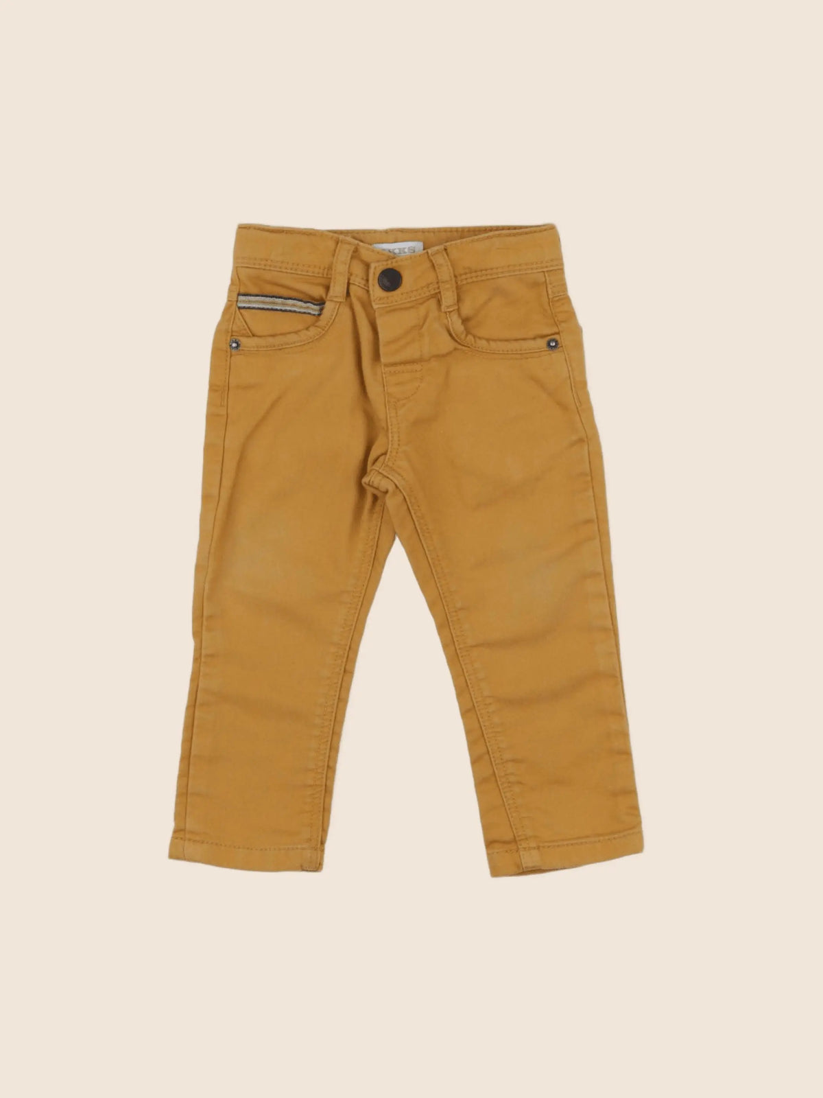 IKKS - pantalon jaune - 12 mois
