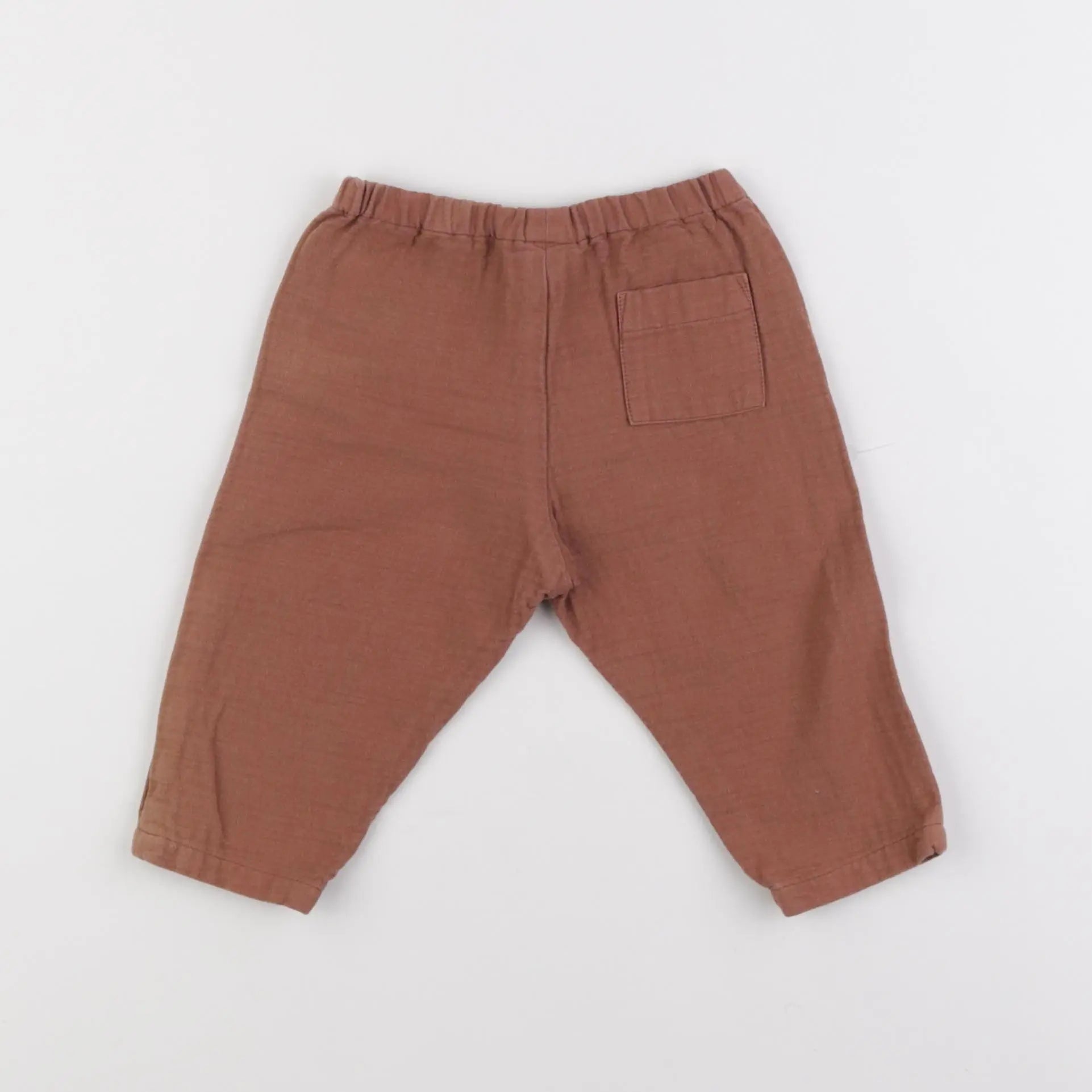 Bonton - pantalon marron - 12 mois