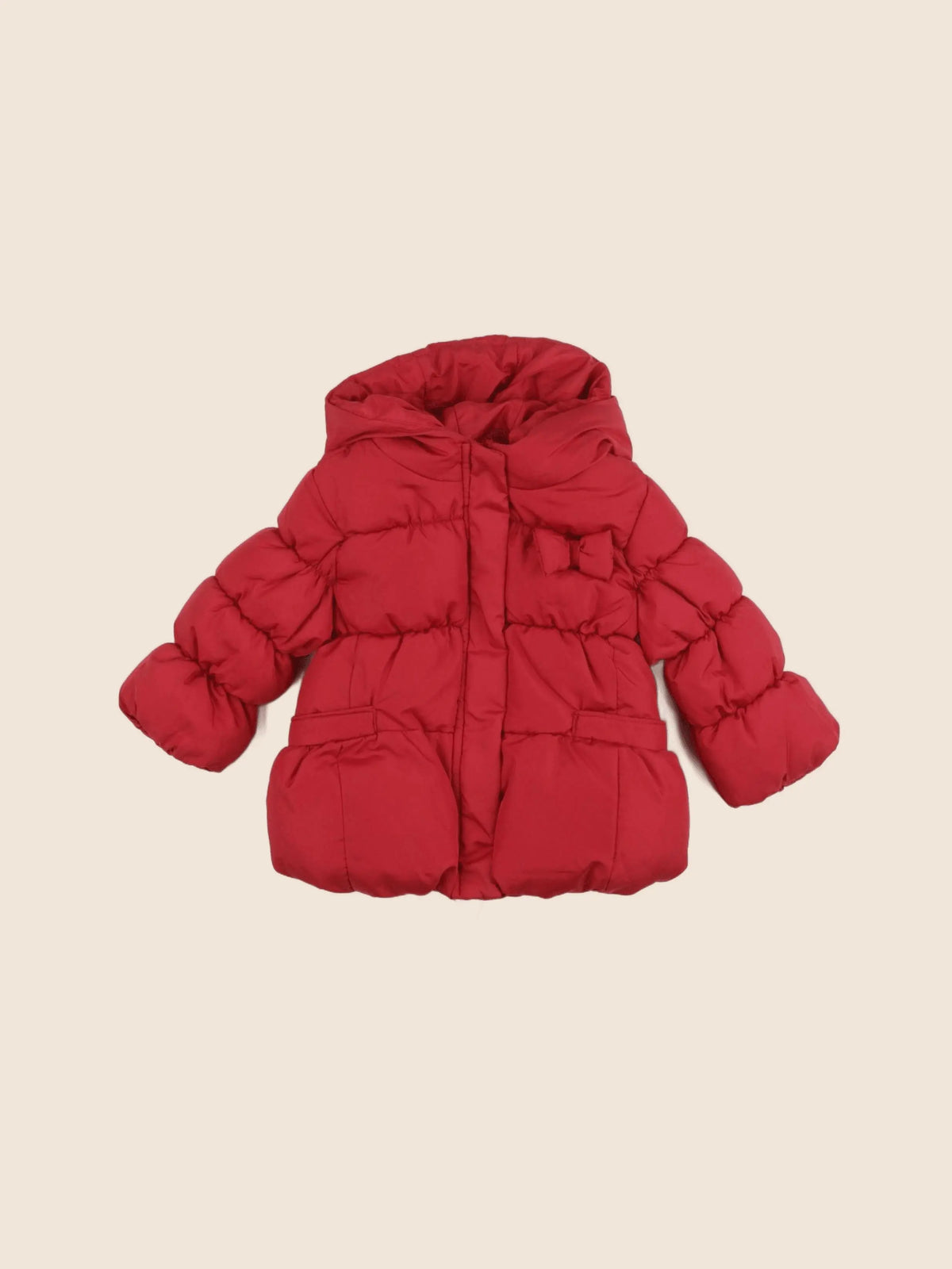 Zara - doudoune rouge - 6/9 mois