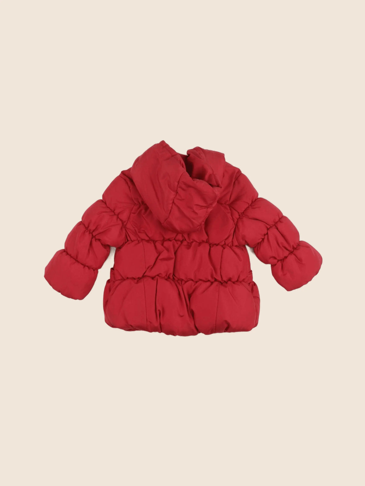 Zara - doudoune rouge - 6/9 mois