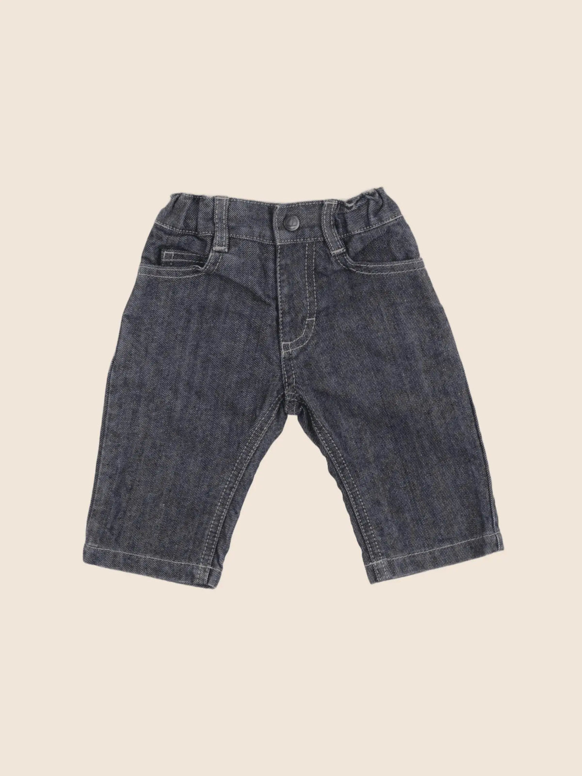Petit Bateau - jean bleu - 3 mois