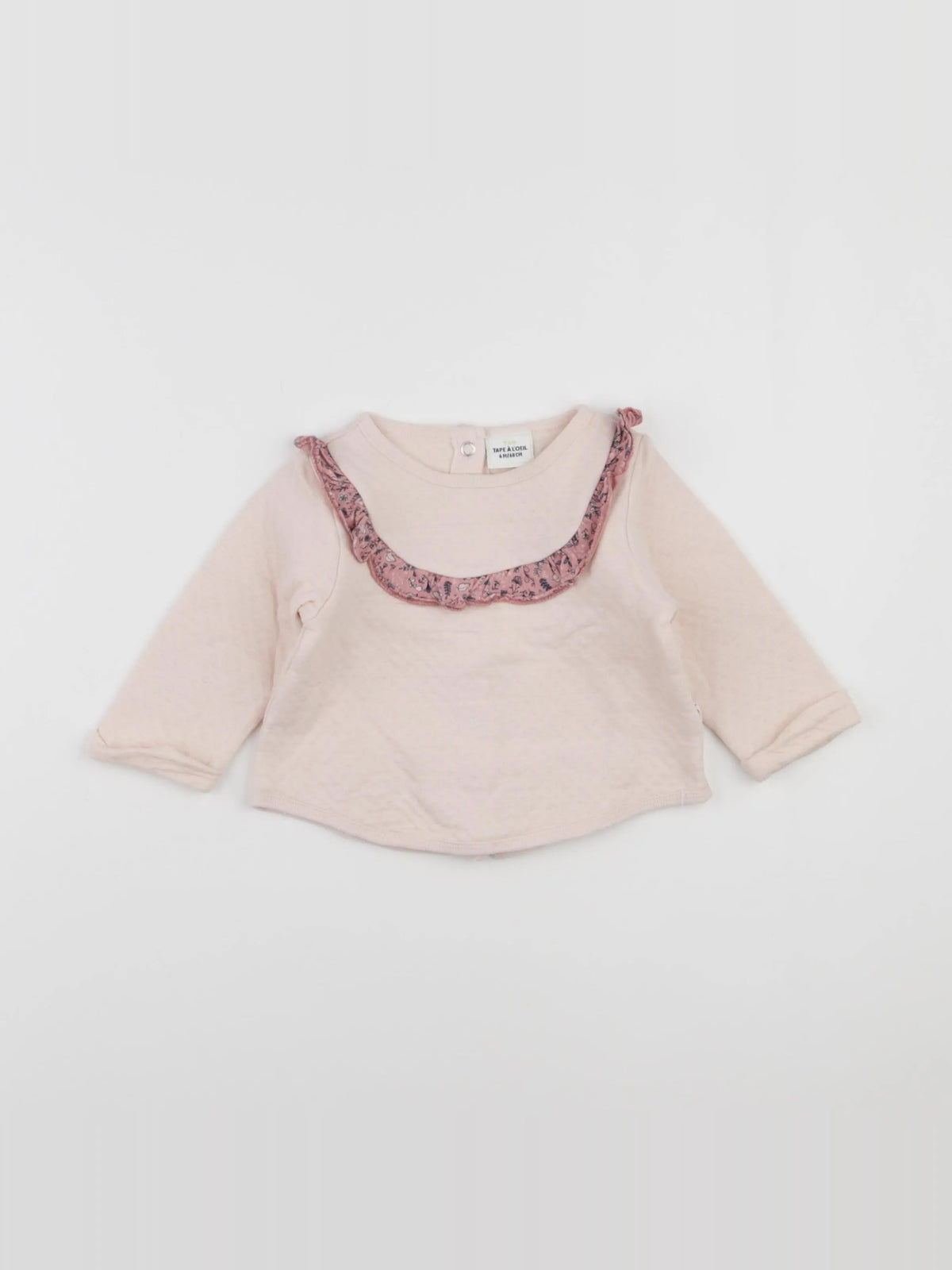Tape à l'oeil - sweat rose - 6 mois
