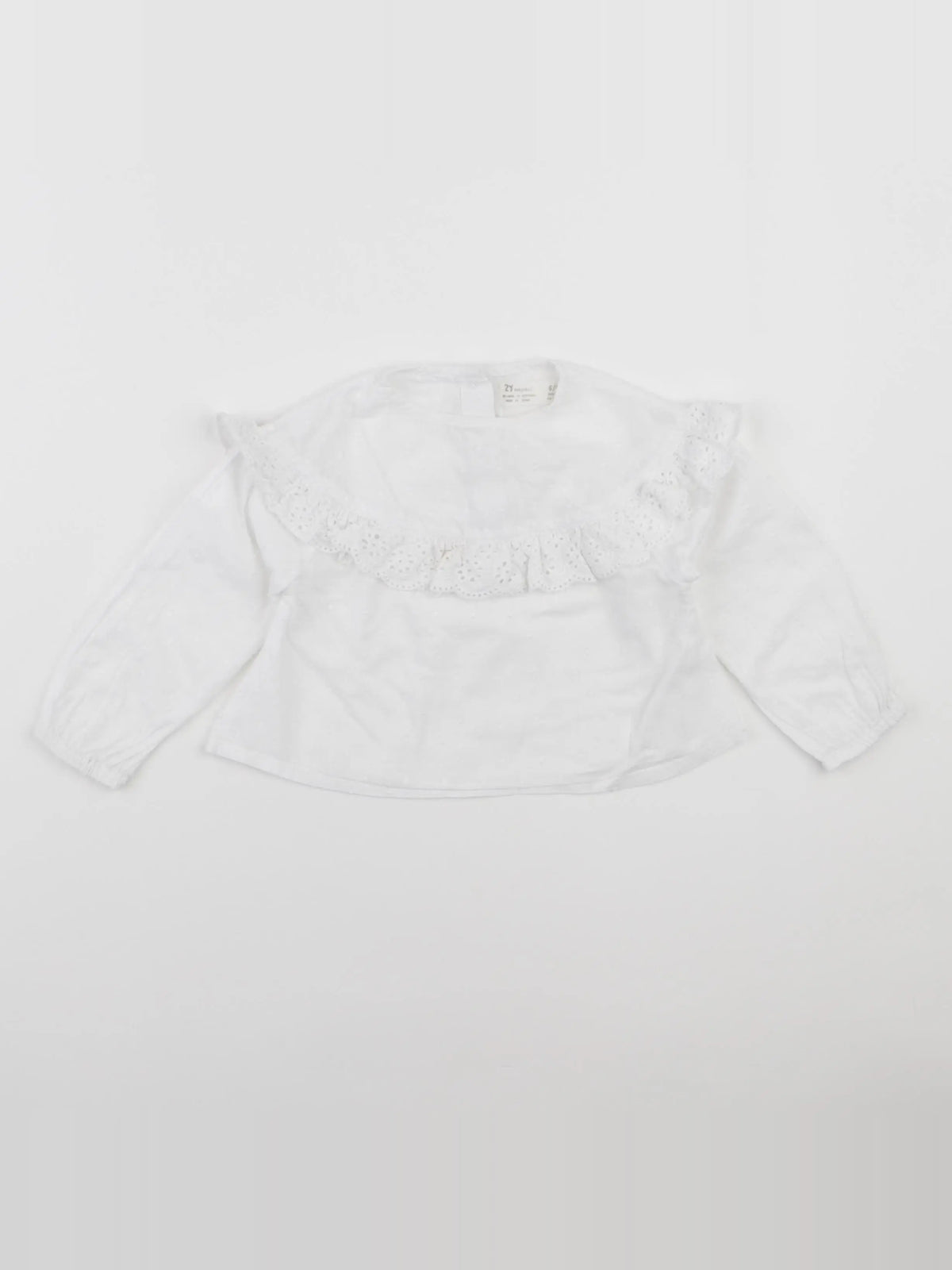 Zippy - blouse blanc - 6/9 mois