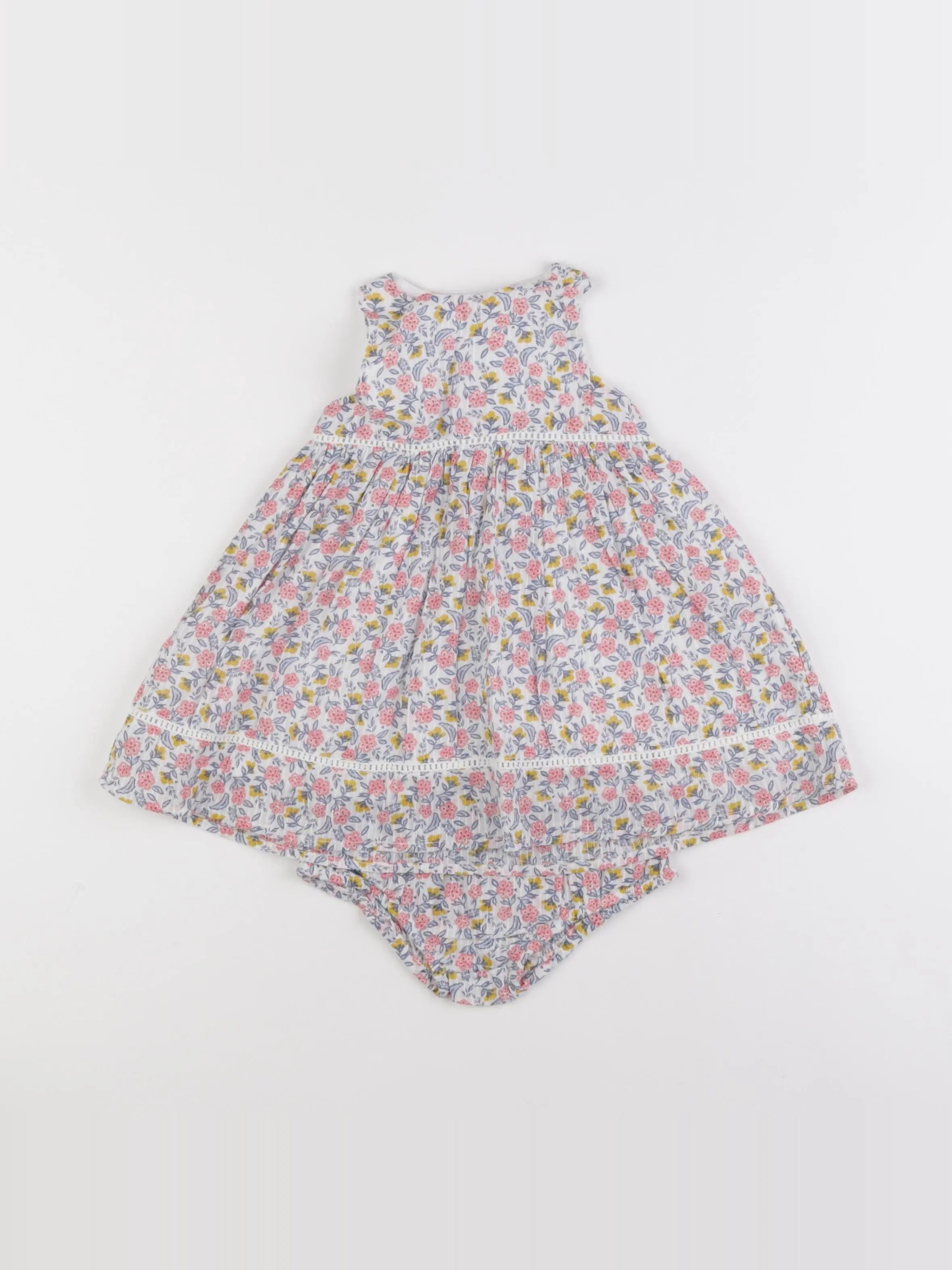 Boutchou - robe multicolore - 6 mois