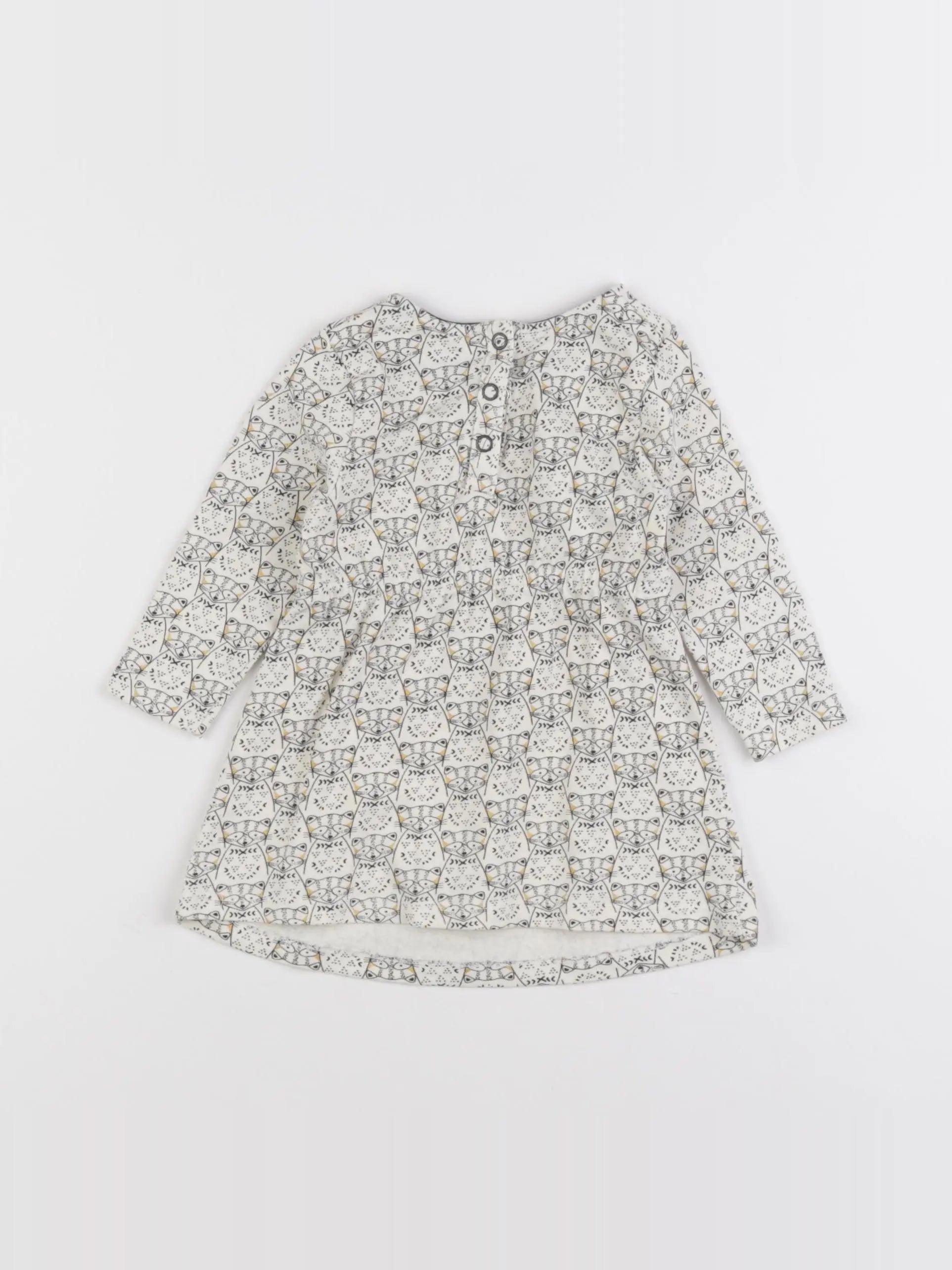 Tape à l'oeil - robe beige, blanc - 6 mois