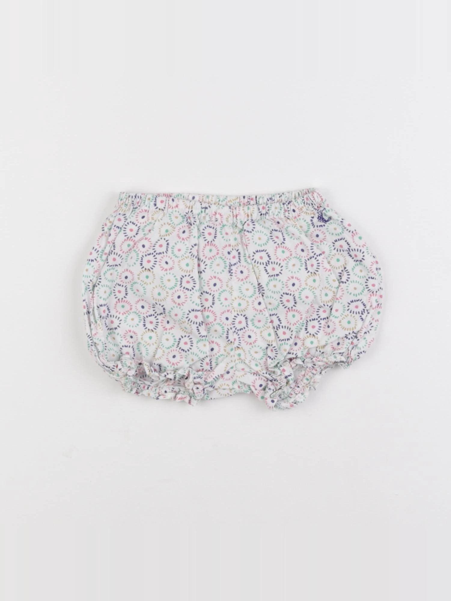 Petit Bateau - bloomer multicolore - 6 mois