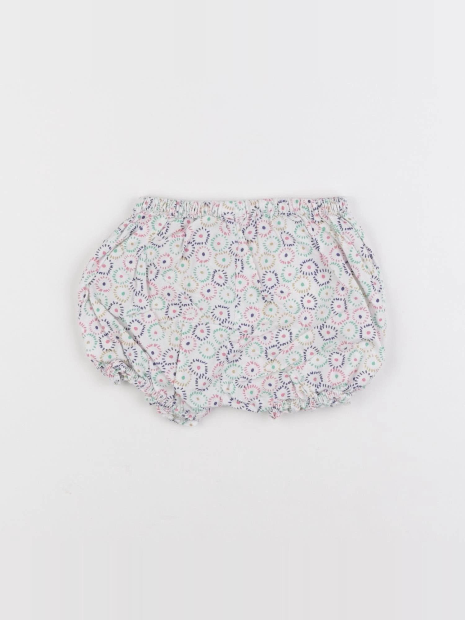 Petit Bateau - bloomer multicolore - 6 mois