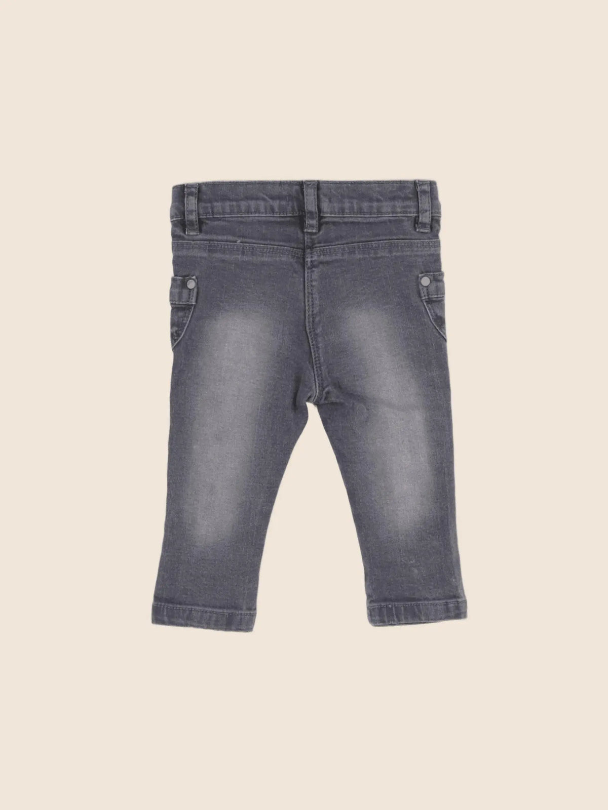 Vertbaudet - jean gris - 6 mois