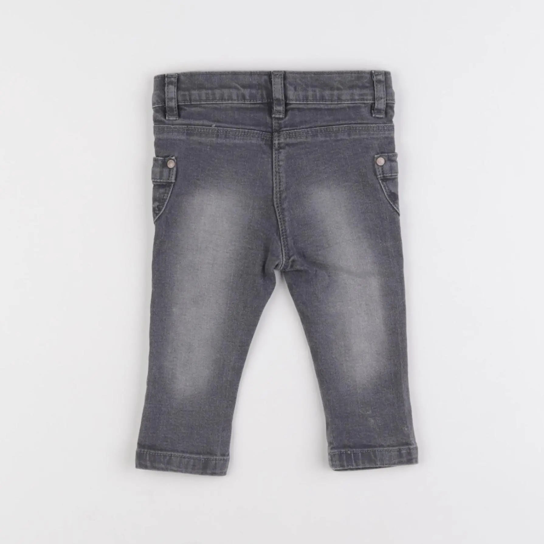 Vertbaudet - jean gris - 6 mois