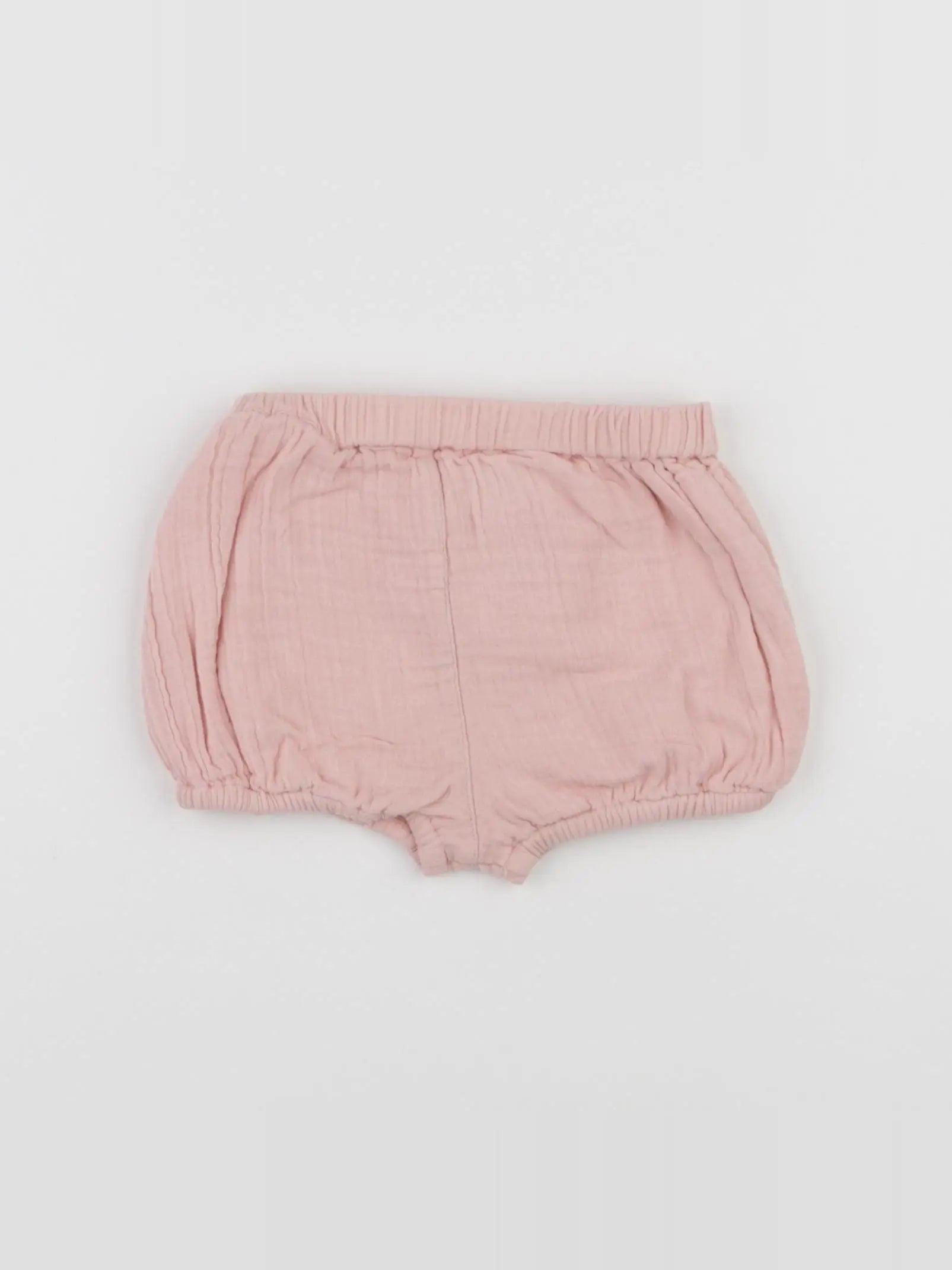 Vertbaudet - bloomer rose - 12 mois