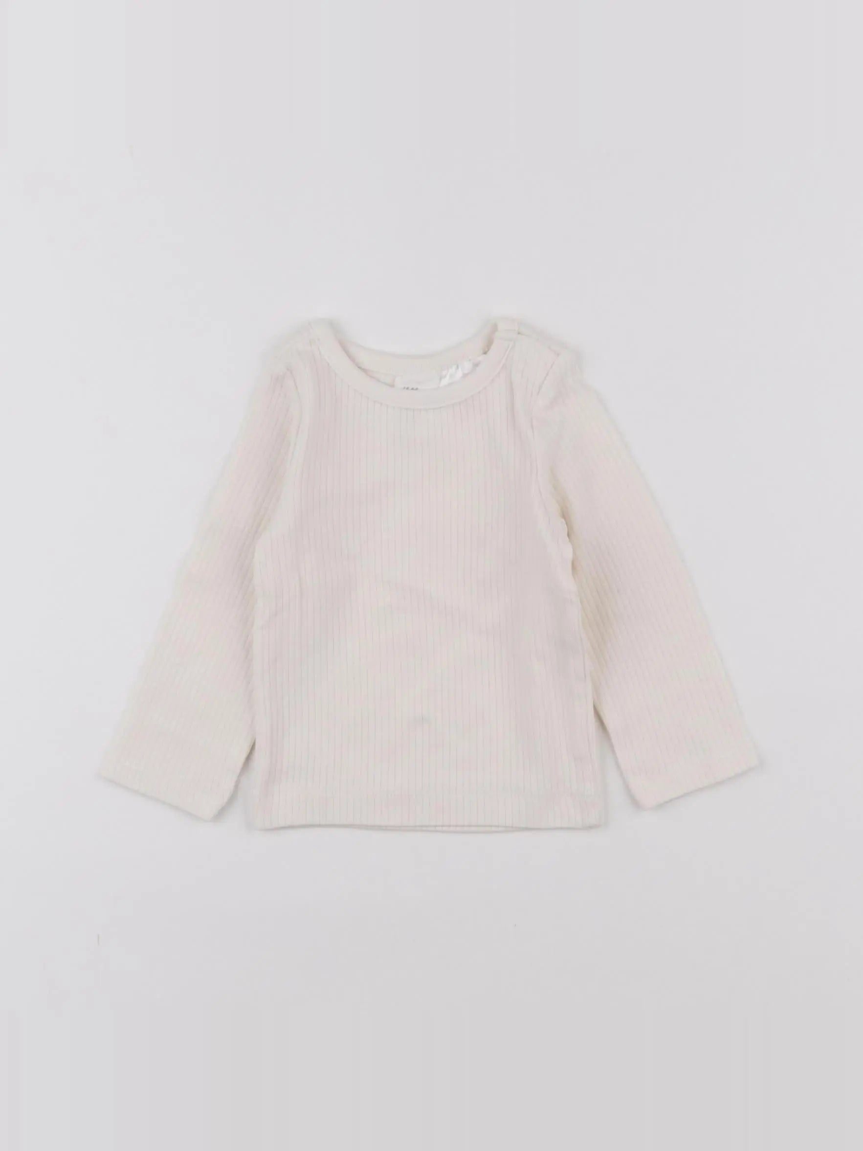 H&M - tee-shirt beige - 3 mois
