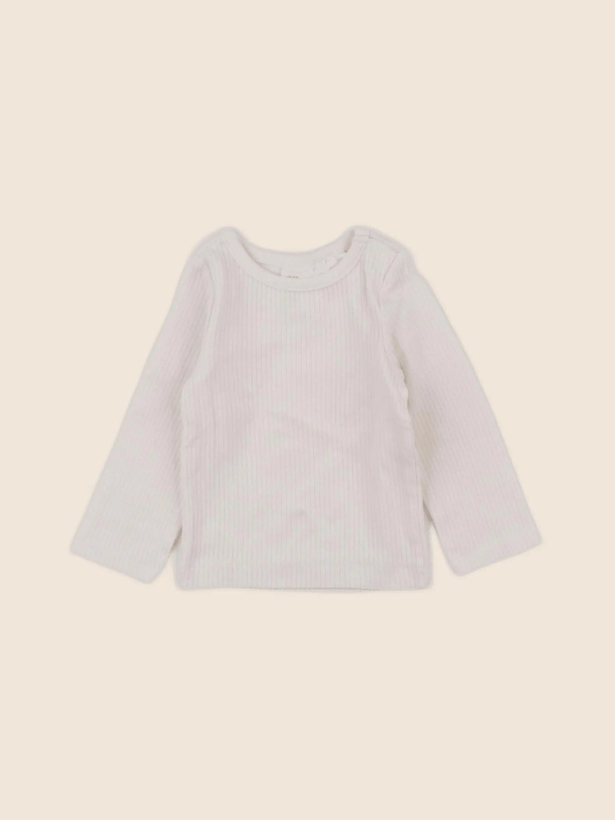 H&M - tee-shirt beige - 3 mois