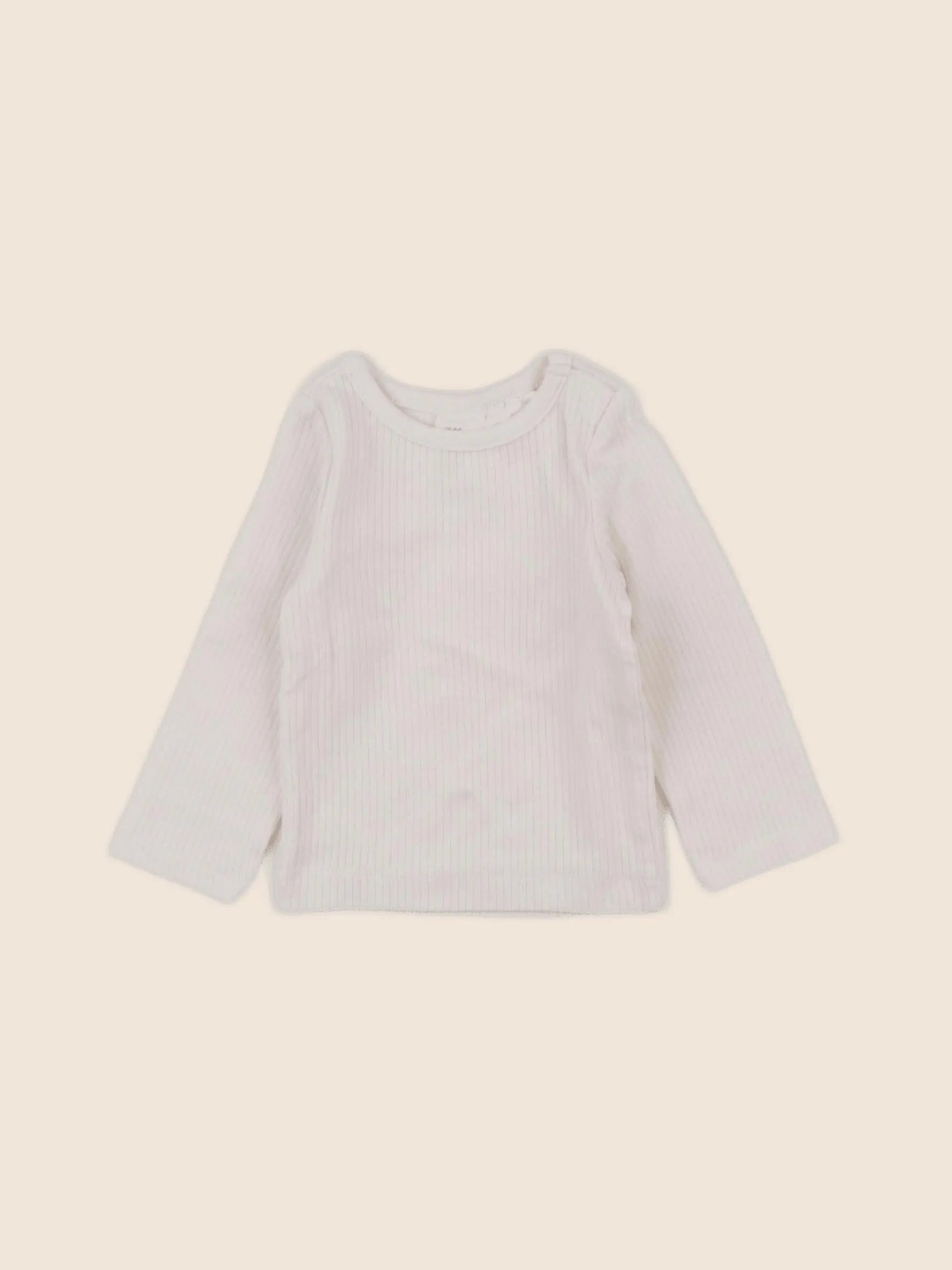 H&M - tee-shirt beige - 3 mois