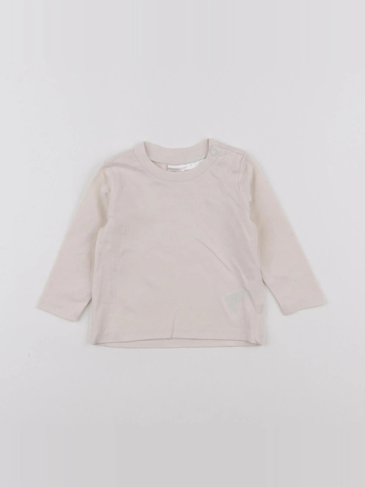 H&M - tee-shirt beige - 3 mois