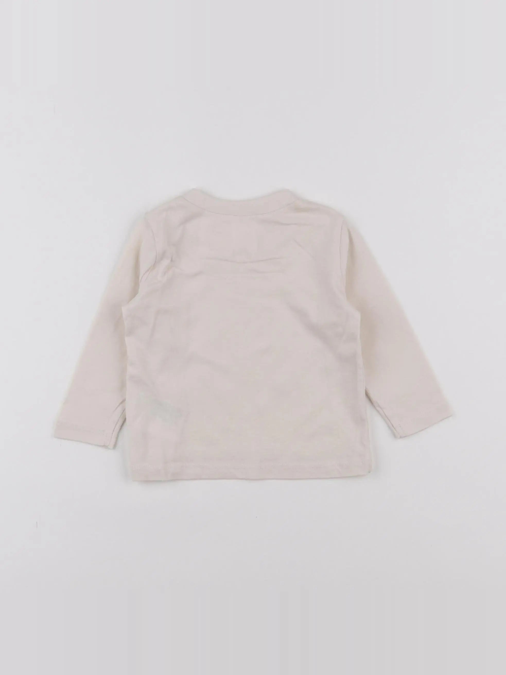 H&M - tee-shirt beige - 3 mois
