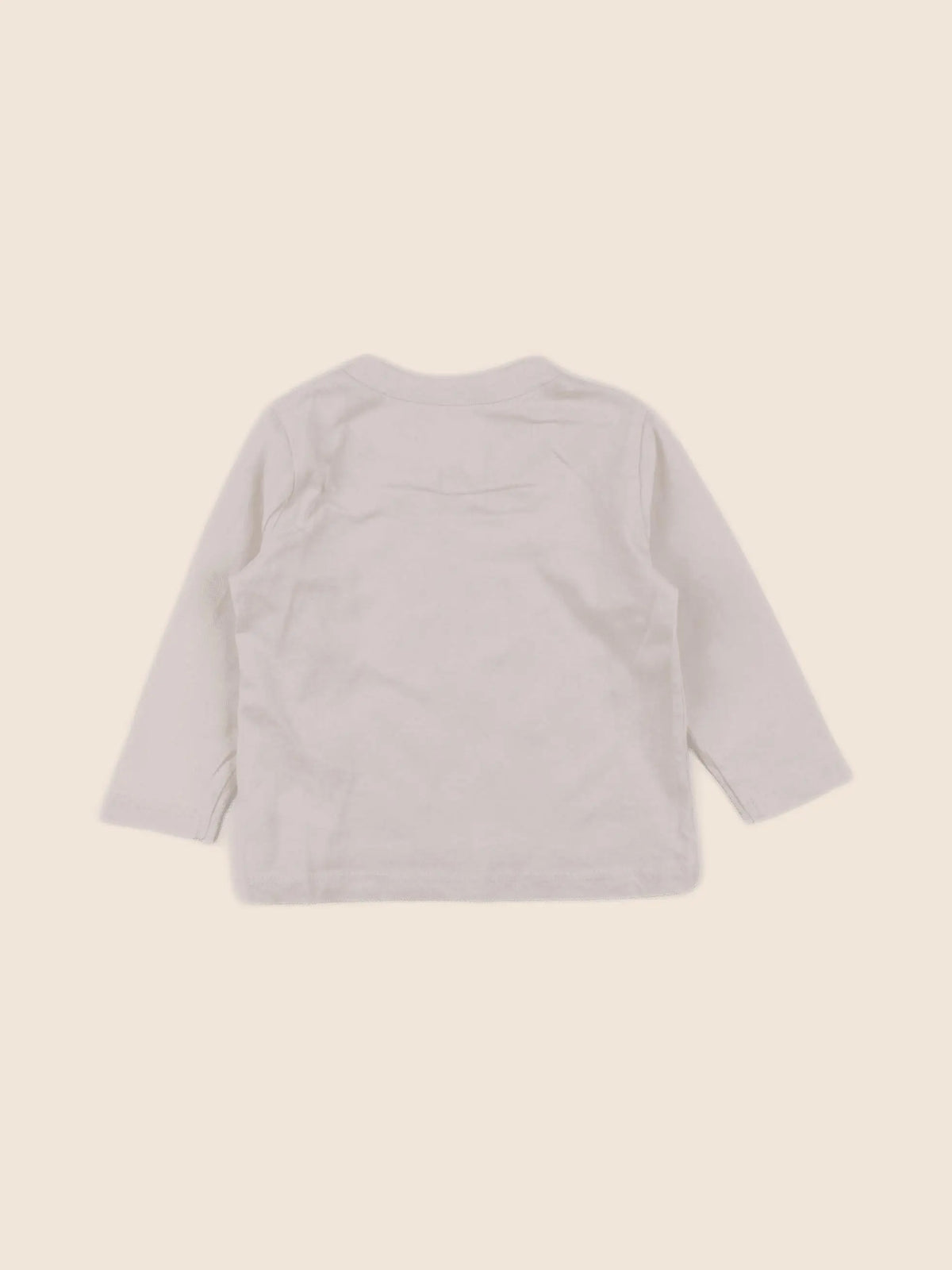 H&M - tee-shirt beige - 3 mois