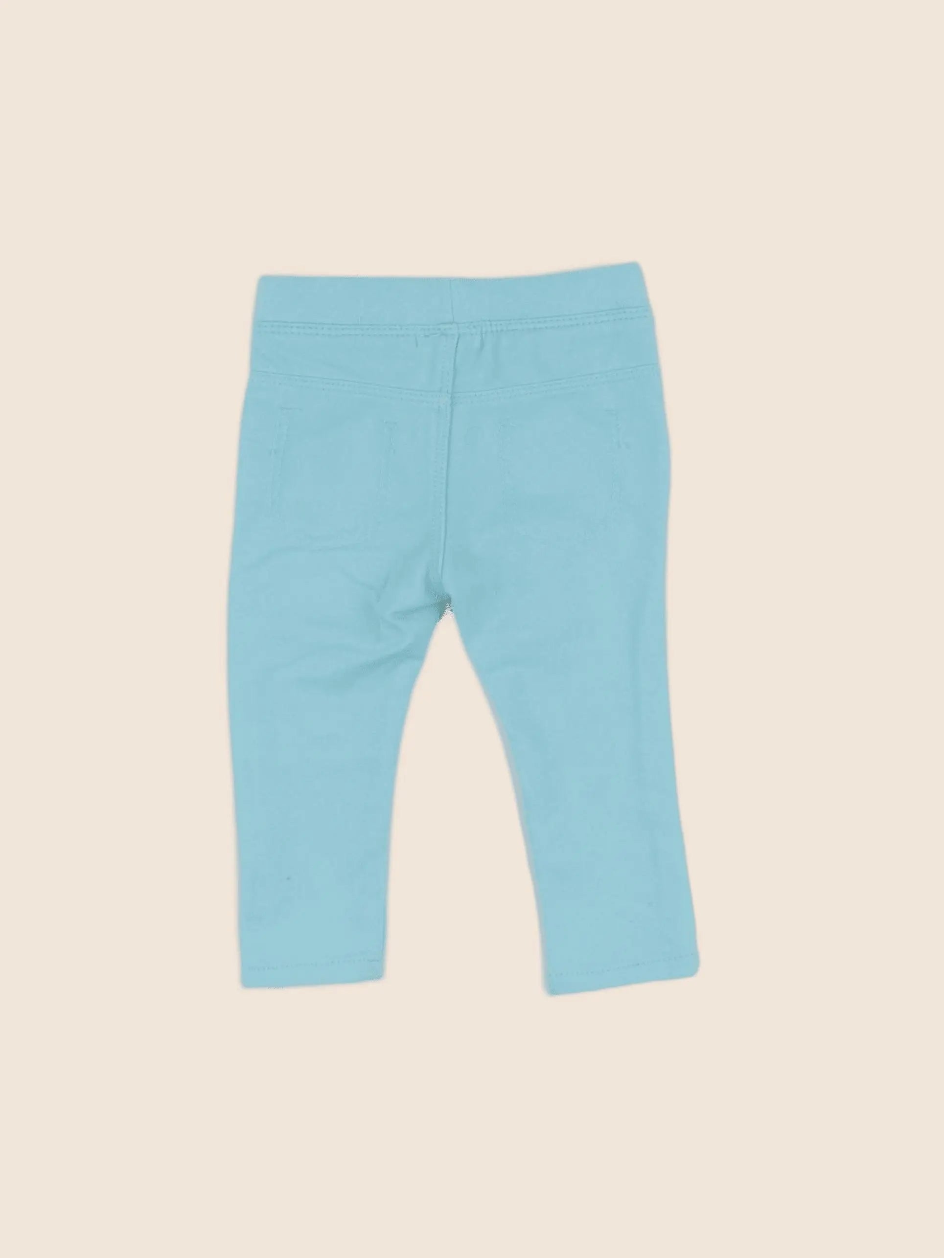 Vertbaudet - jegging bleu - 6 mois