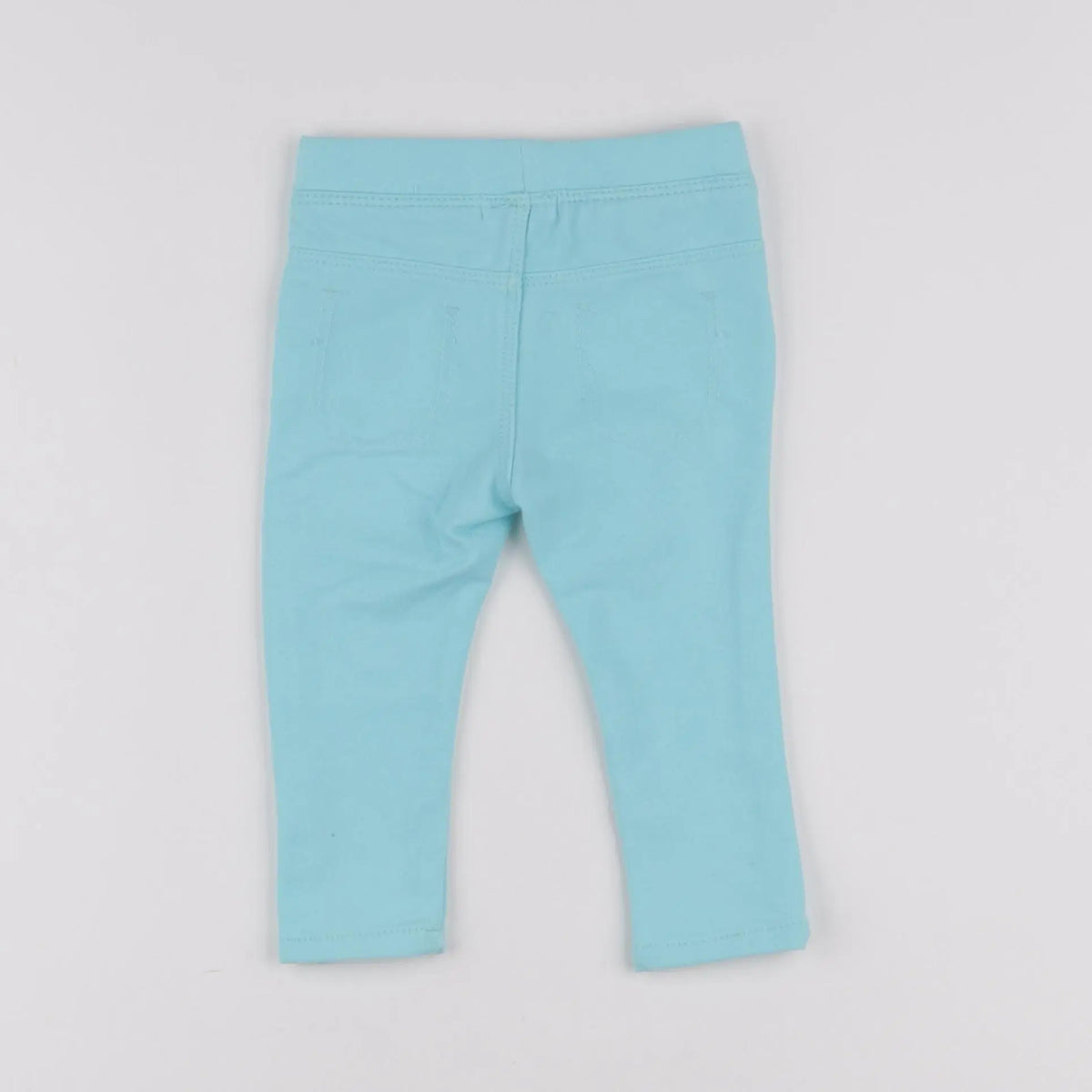 Vertbaudet - jegging bleu - 6 mois