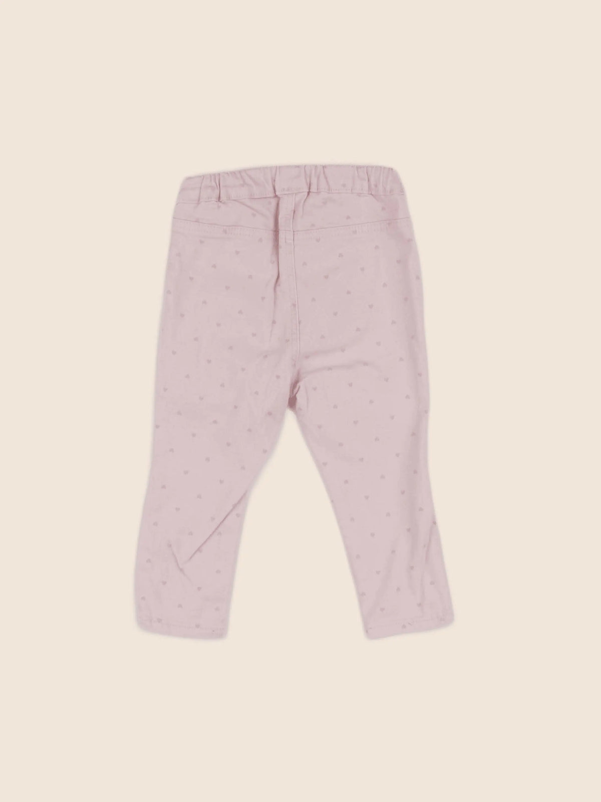 H&M - jegging rose - 9/12 mois