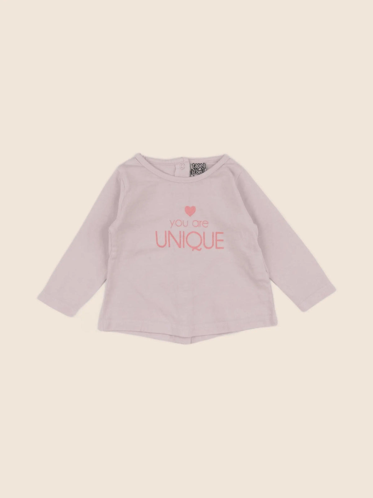 Tape à l'oeil - tee-shirt rose - 3 mois