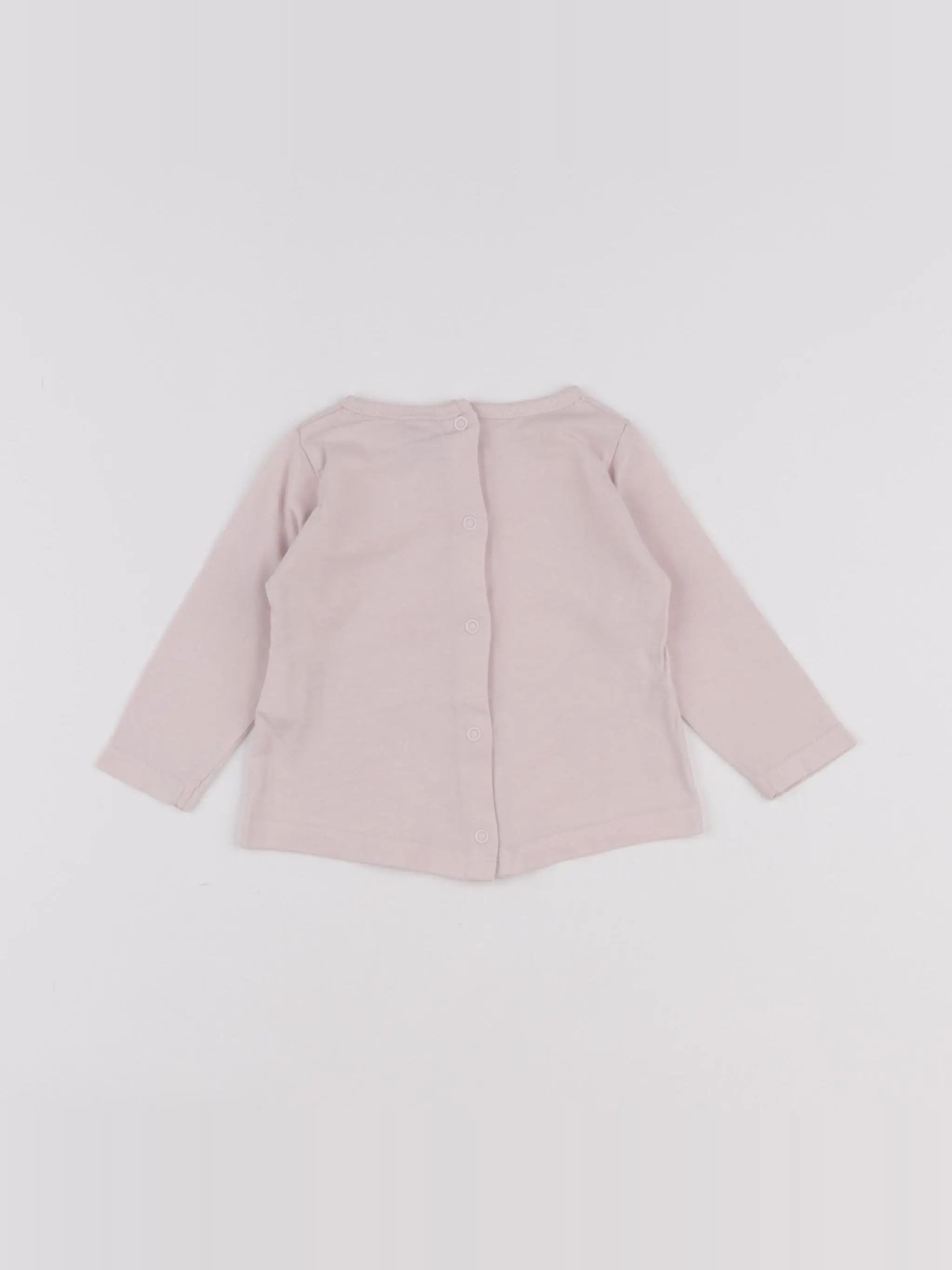 Tape à l'oeil - tee-shirt rose - 3 mois