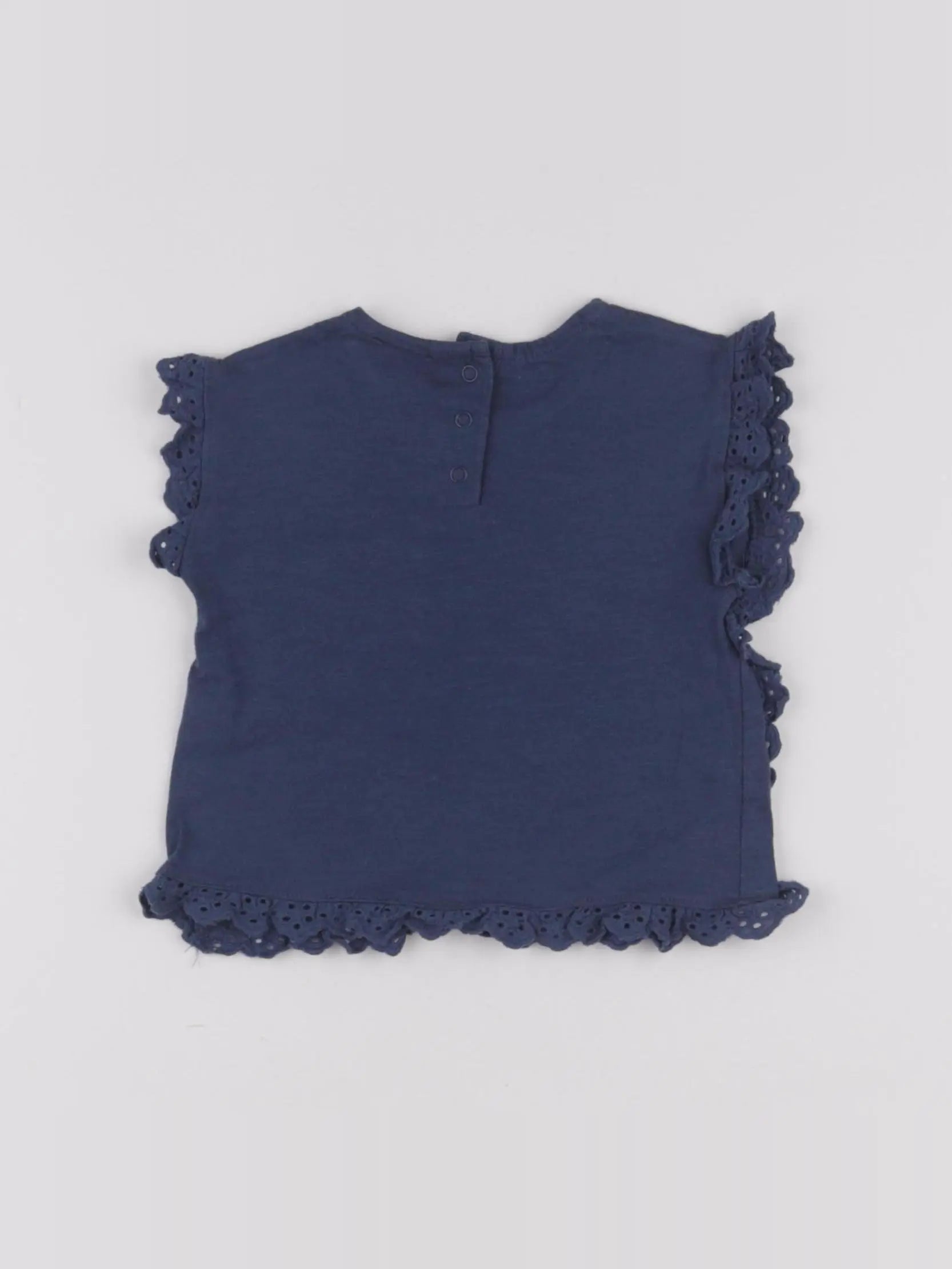 Tape à l'oeil - tee-shirt bleu - 6 mois