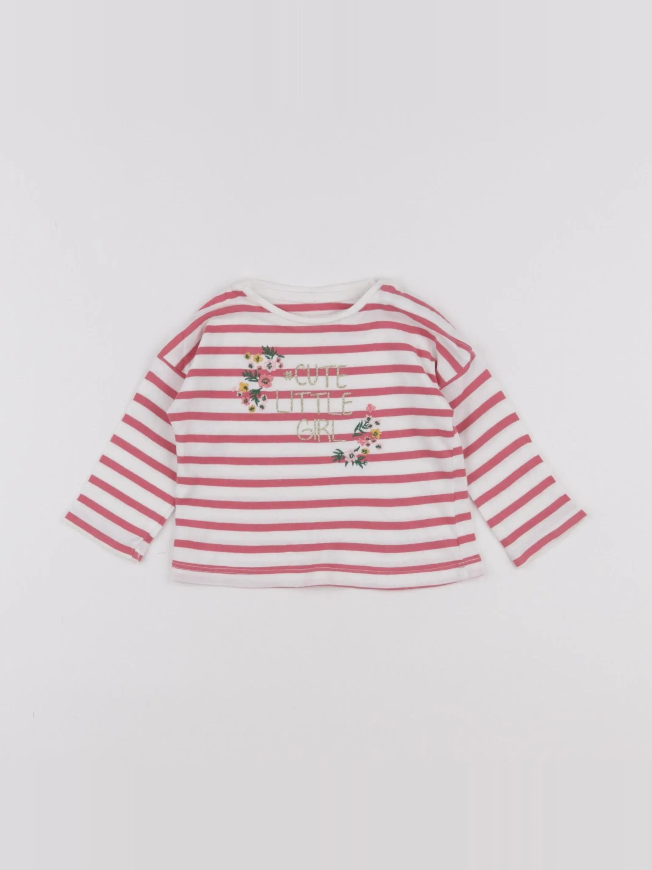 Tape à l'oeil - tee-shirt rose - 3 mois