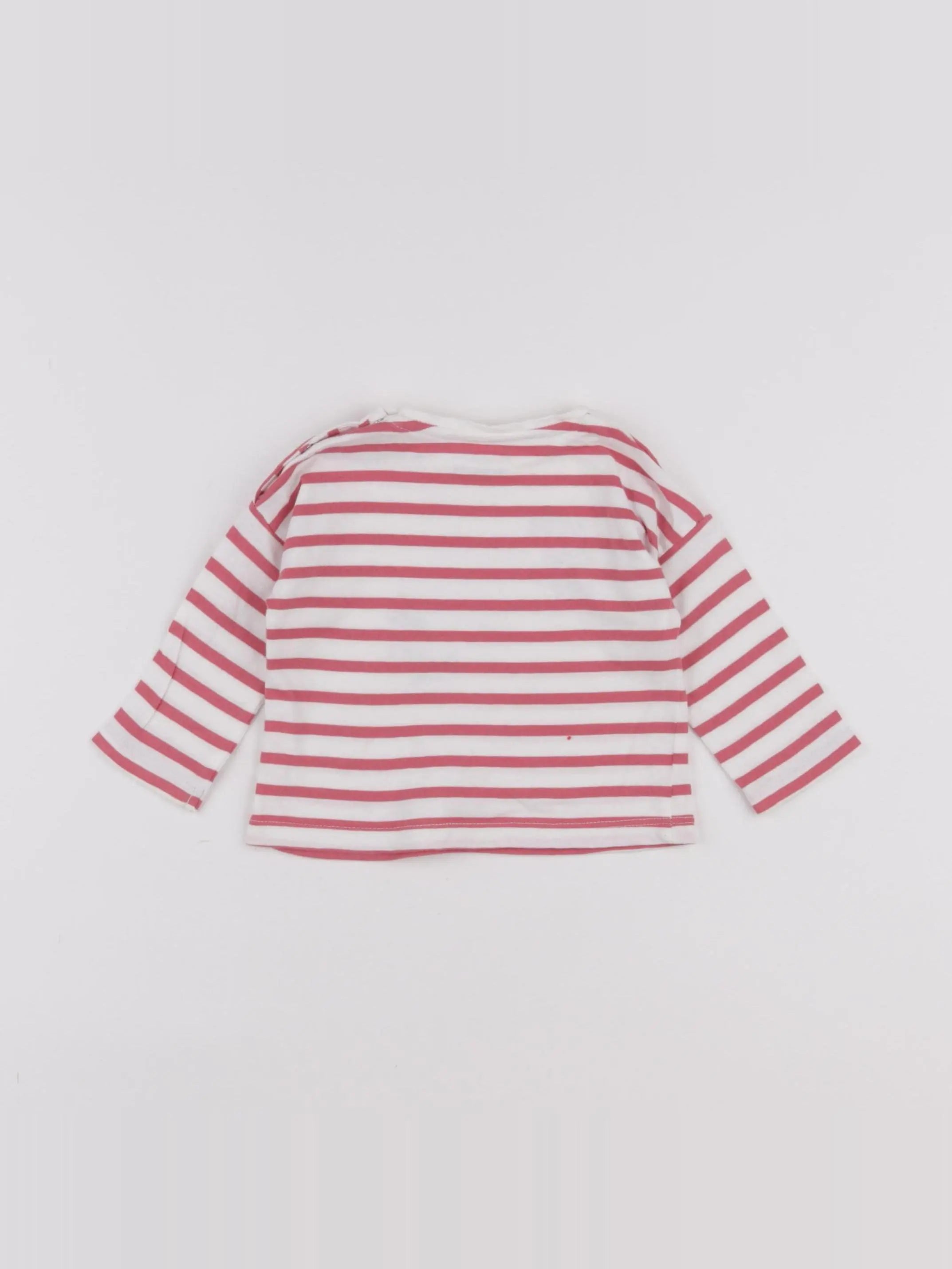 Tape à l'oeil - tee-shirt rose - 3 mois