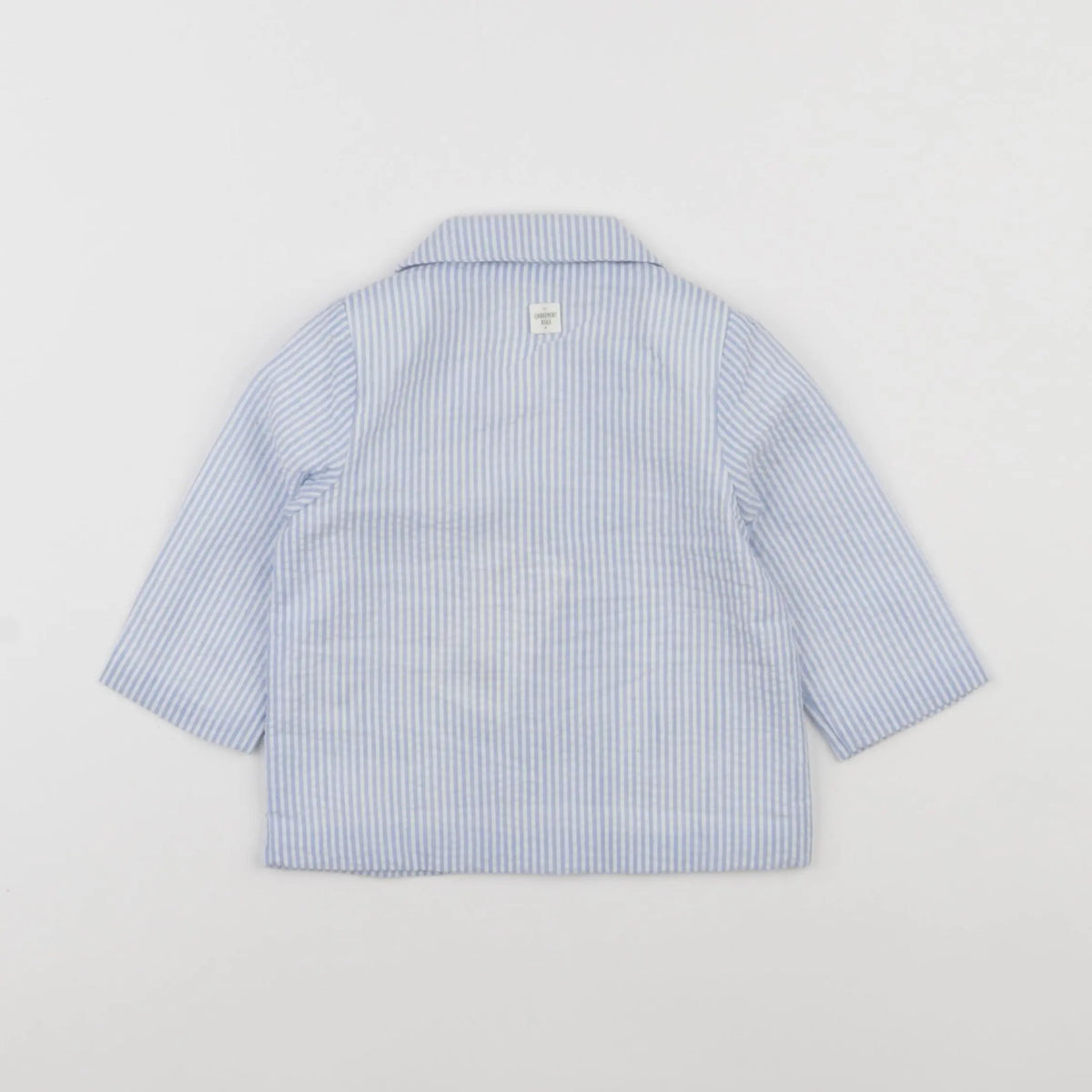 Carrément Beau - veste blanc, bleu - 6 mois