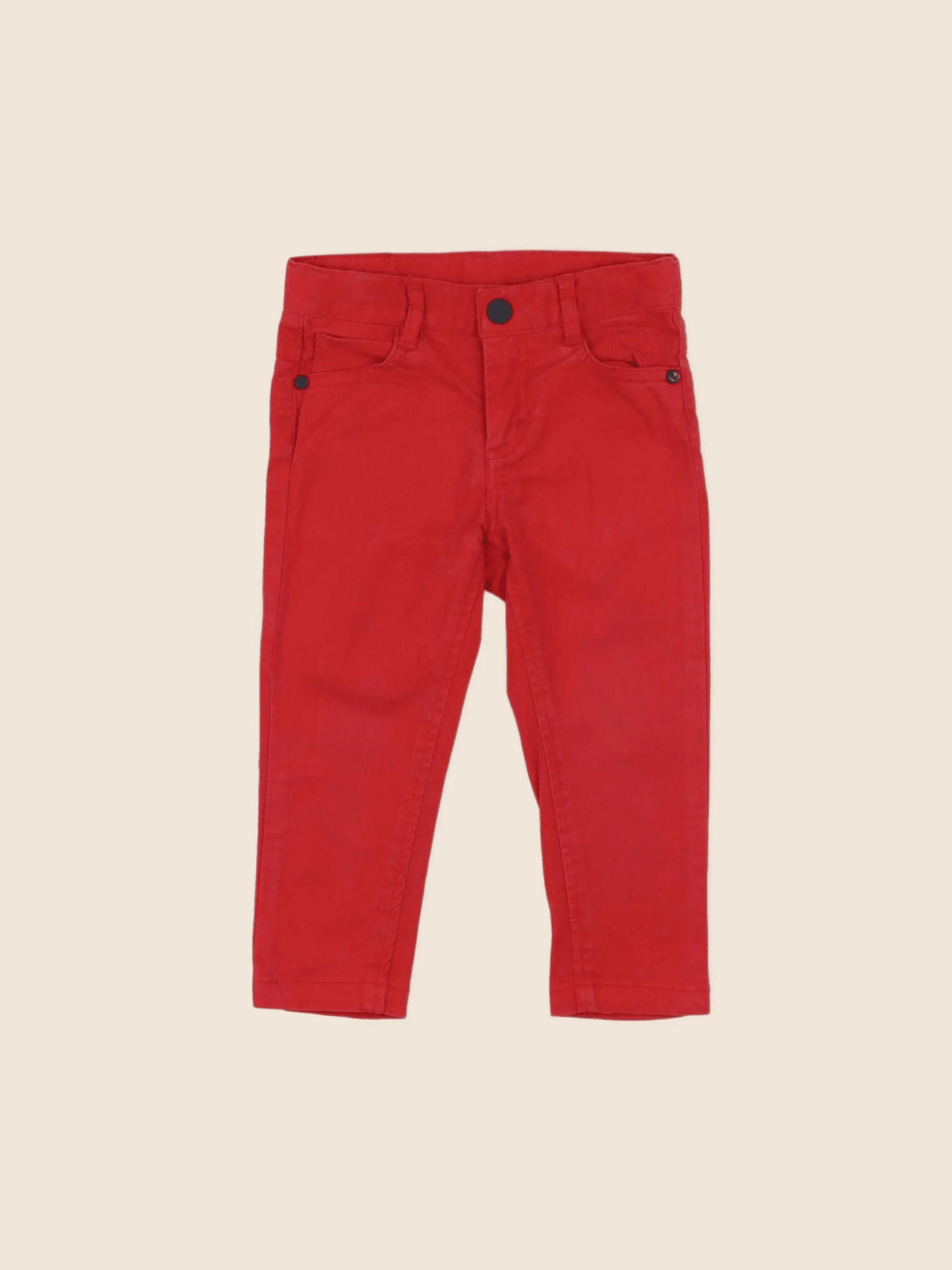 Jacadi - jean rouge - 18 mois