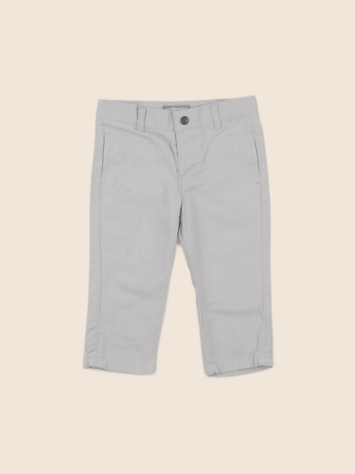Vertbaudet - pantalon beige - 6 mois