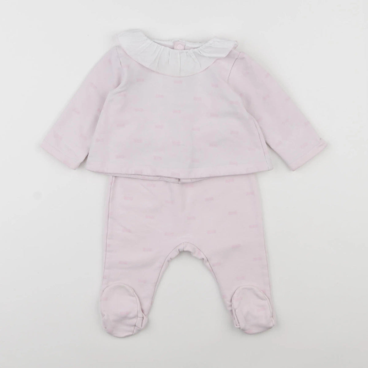 Jacadi - ensemble rose - 12 mois