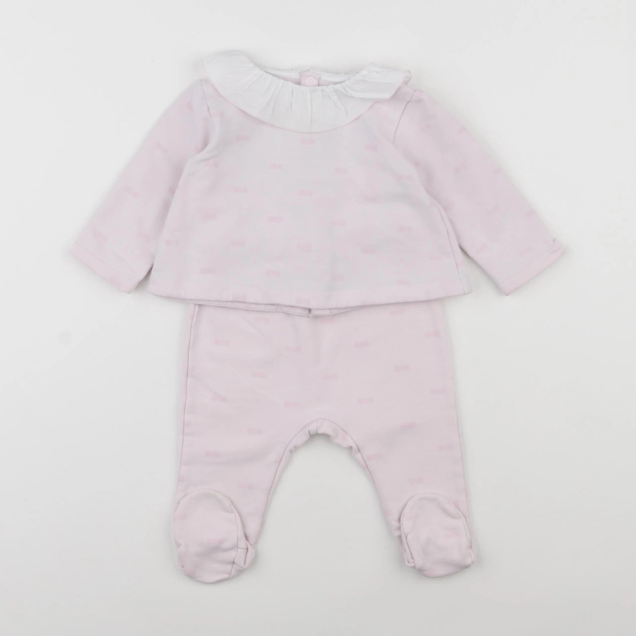 Jacadi - ensemble rose - 12 mois