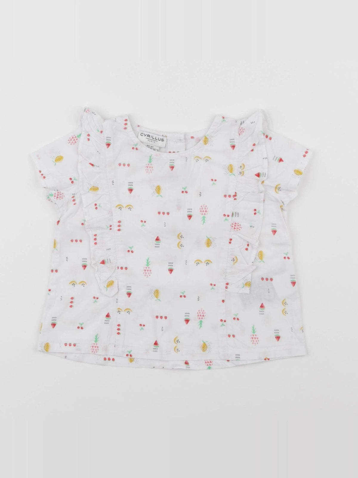 Cyrillus - blouse multicolore - 6 mois