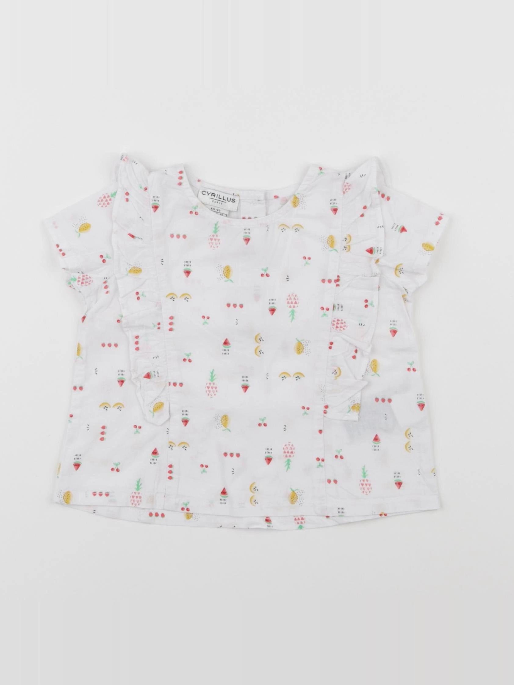 Cyrillus - blouse multicolore - 6 mois