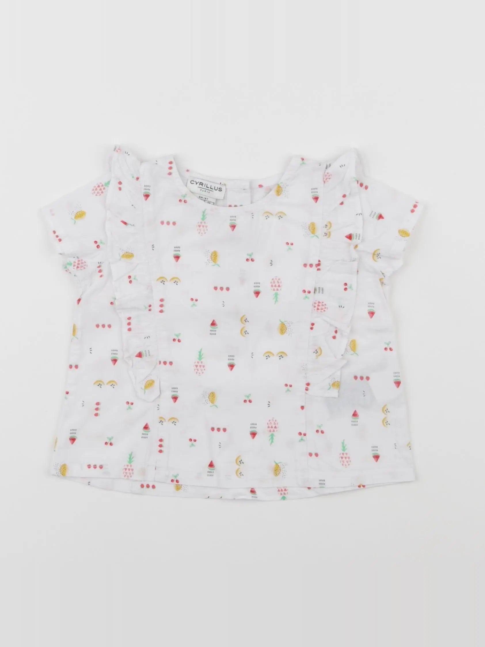 Cyrillus - blouse multicolore - 6 mois