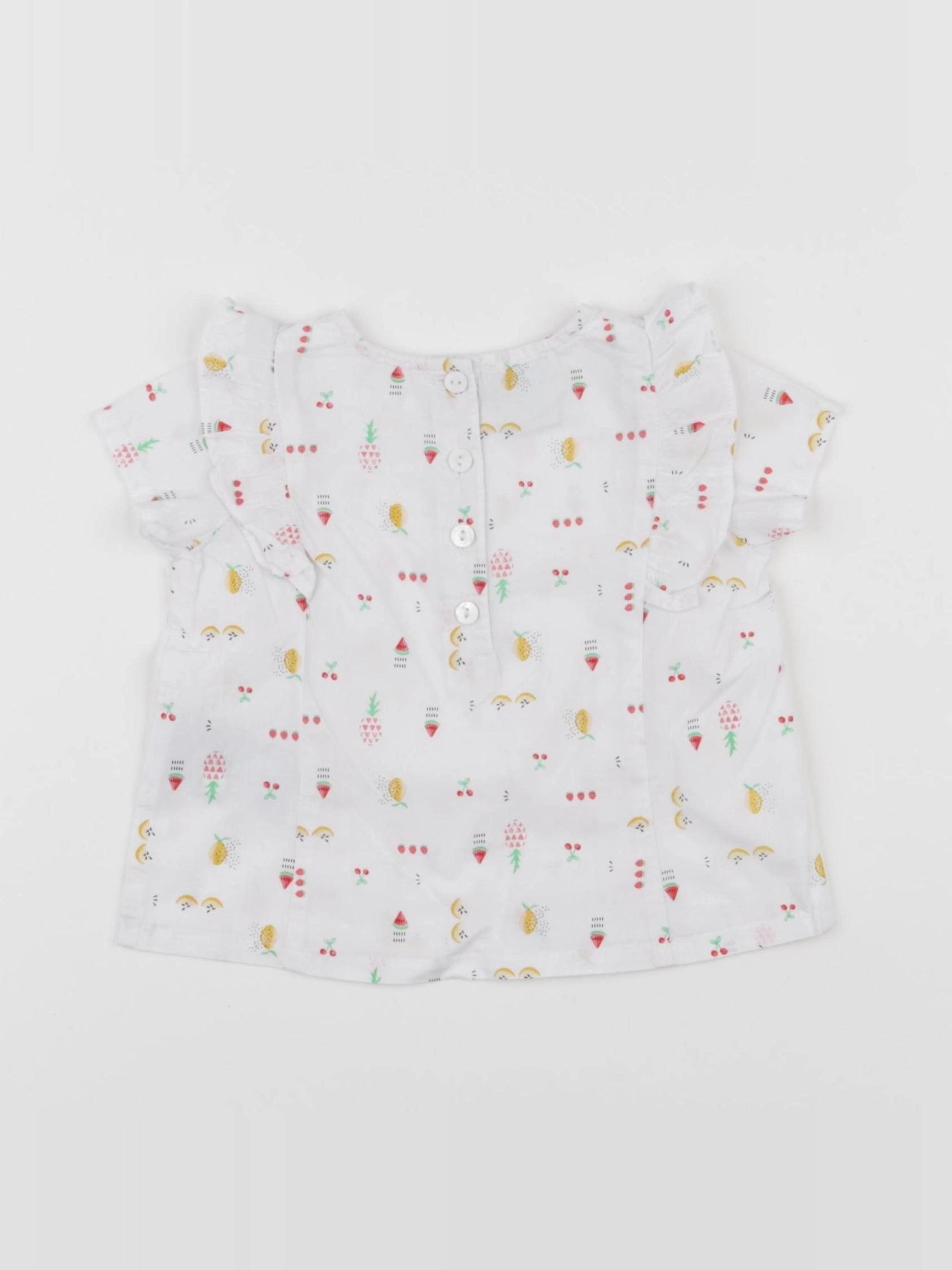 Cyrillus - blouse multicolore - 6 mois