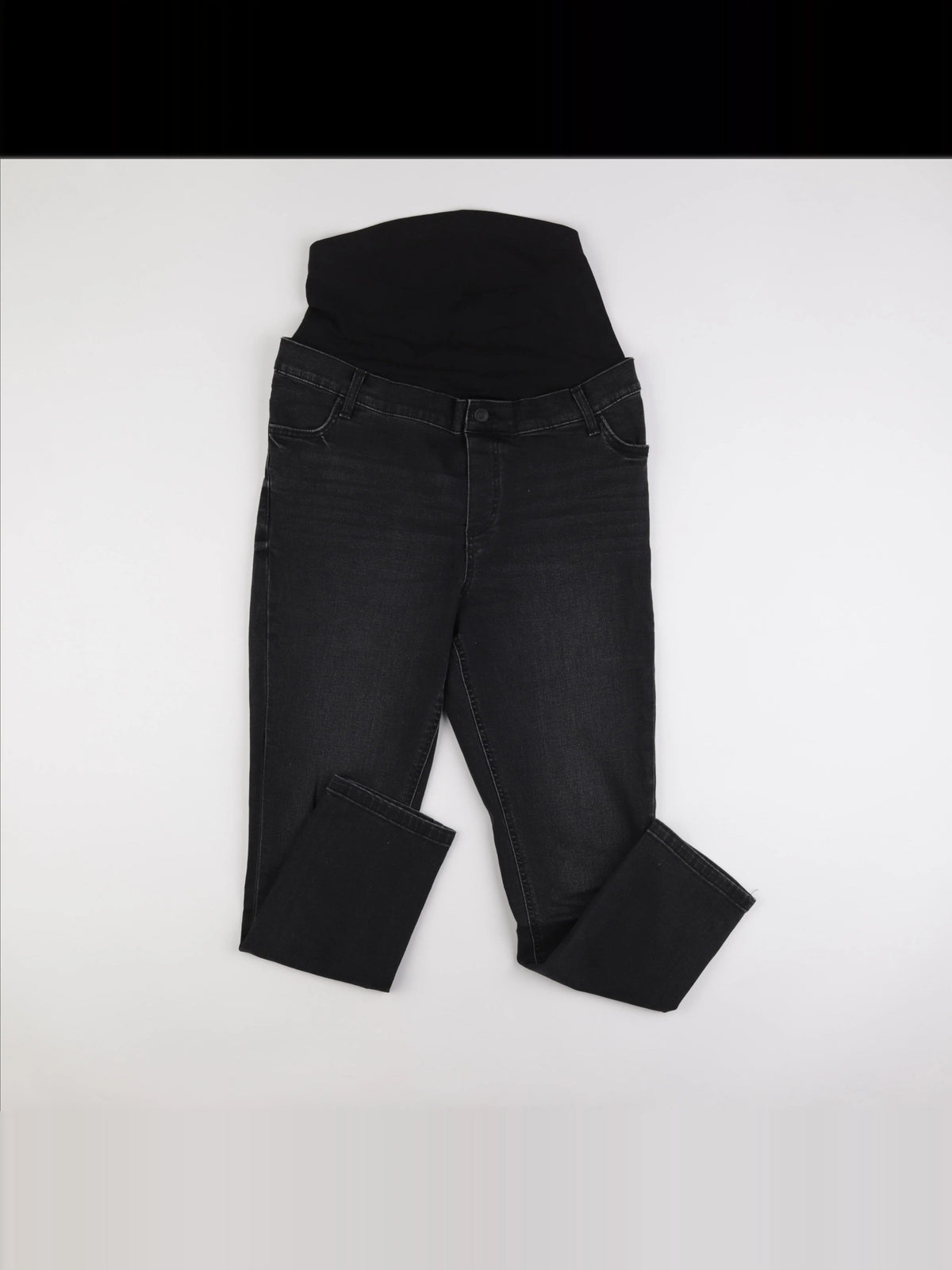 Asos - jean grossesse noir - 38