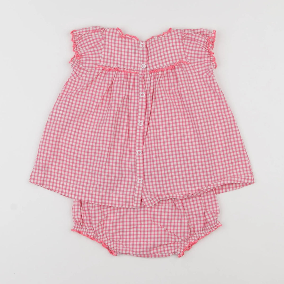 Petit Bateau - robe rose - 6 mois