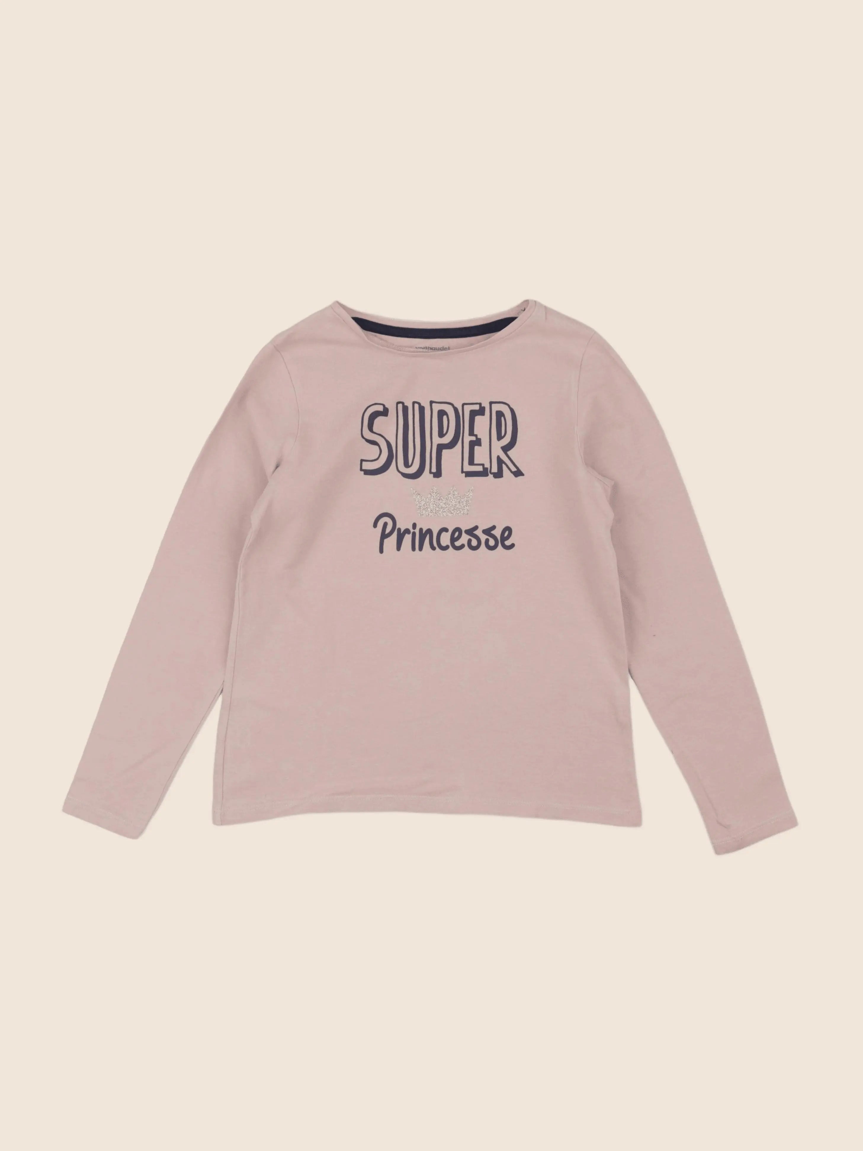 Vertbaudet - tee-shirt rose - 8 ans