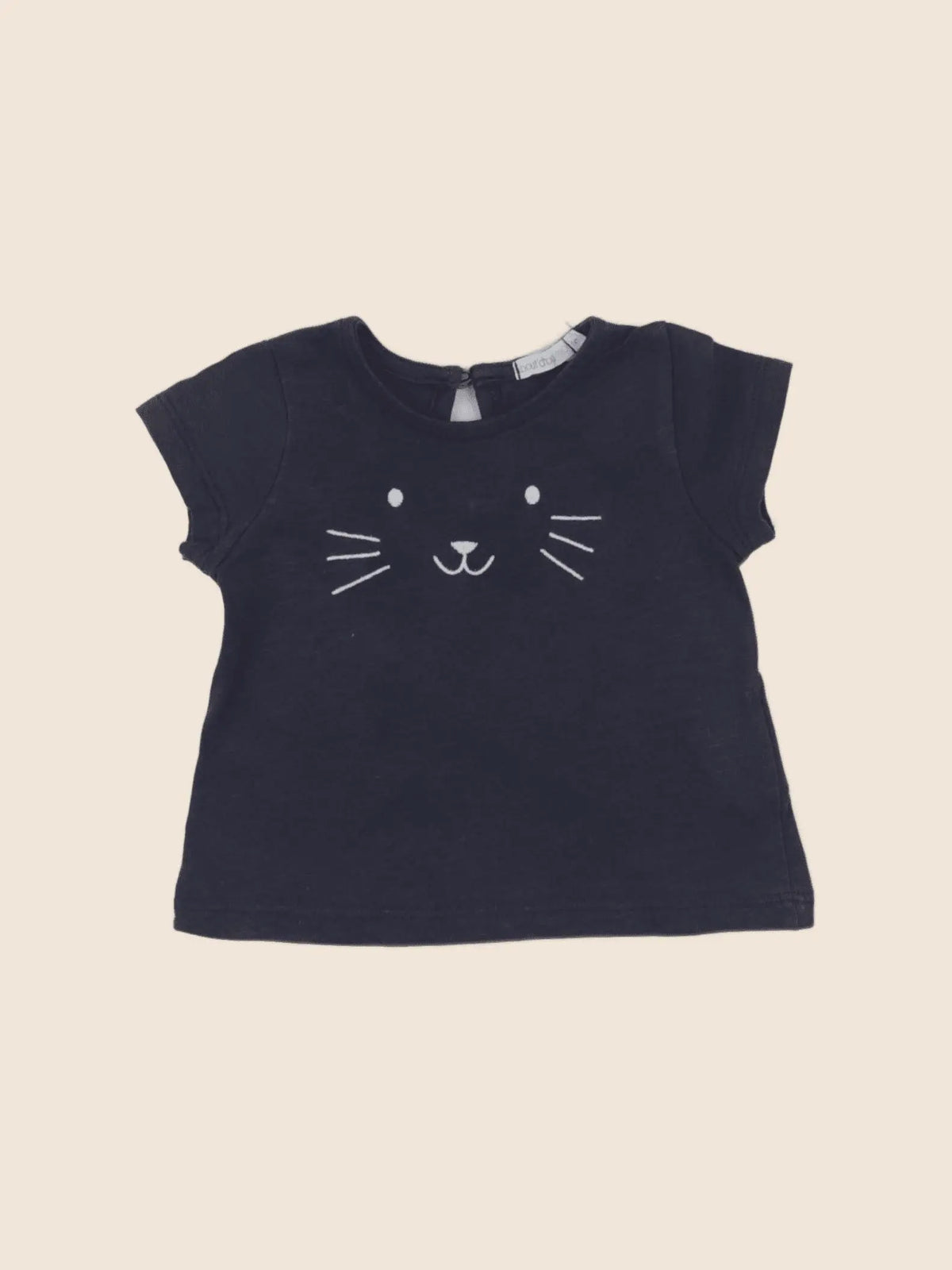 Boutchou - tee-shirt bleu - 6 mois