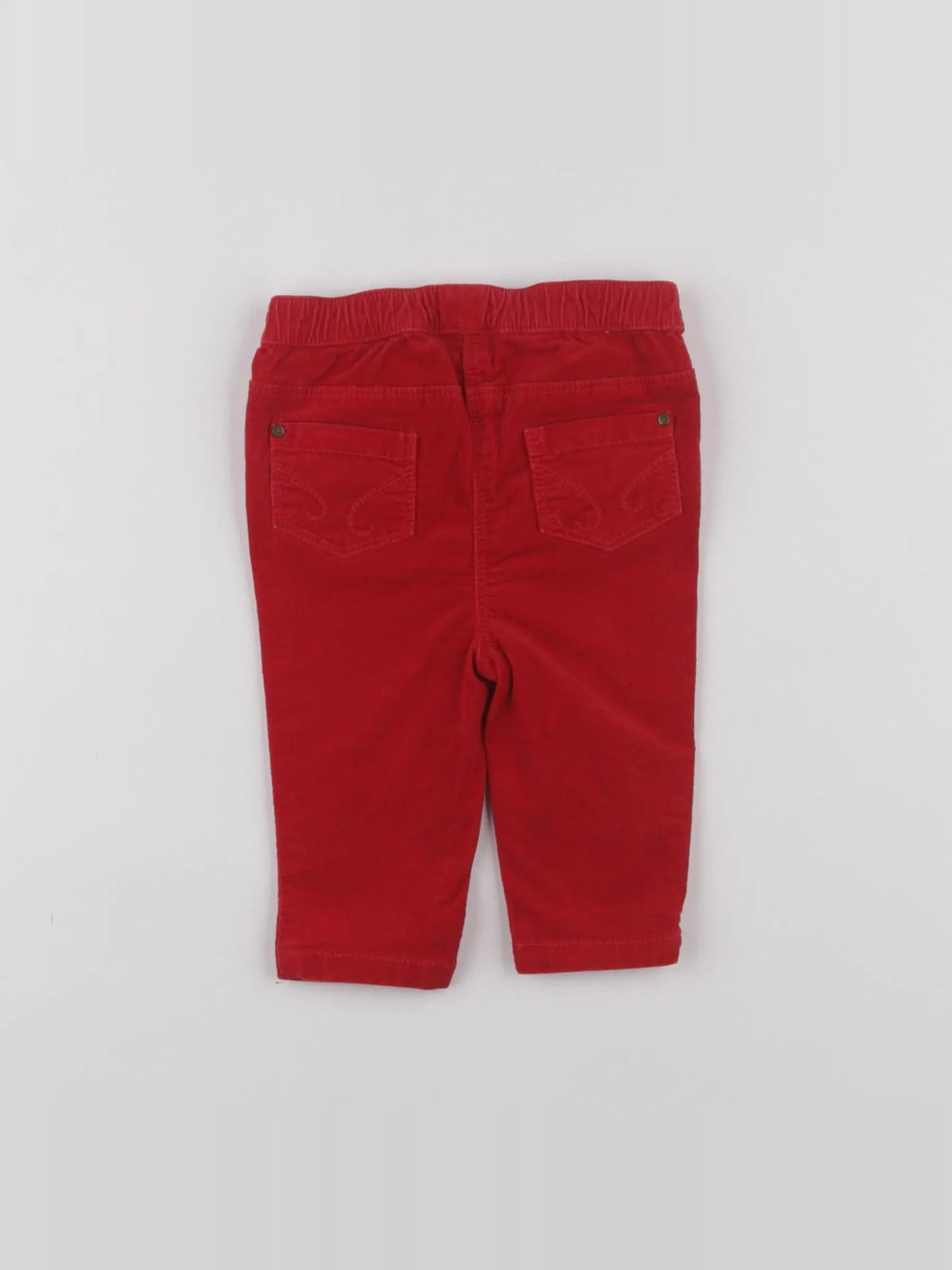 Cyrillus - pantalon rouge - 6 mois