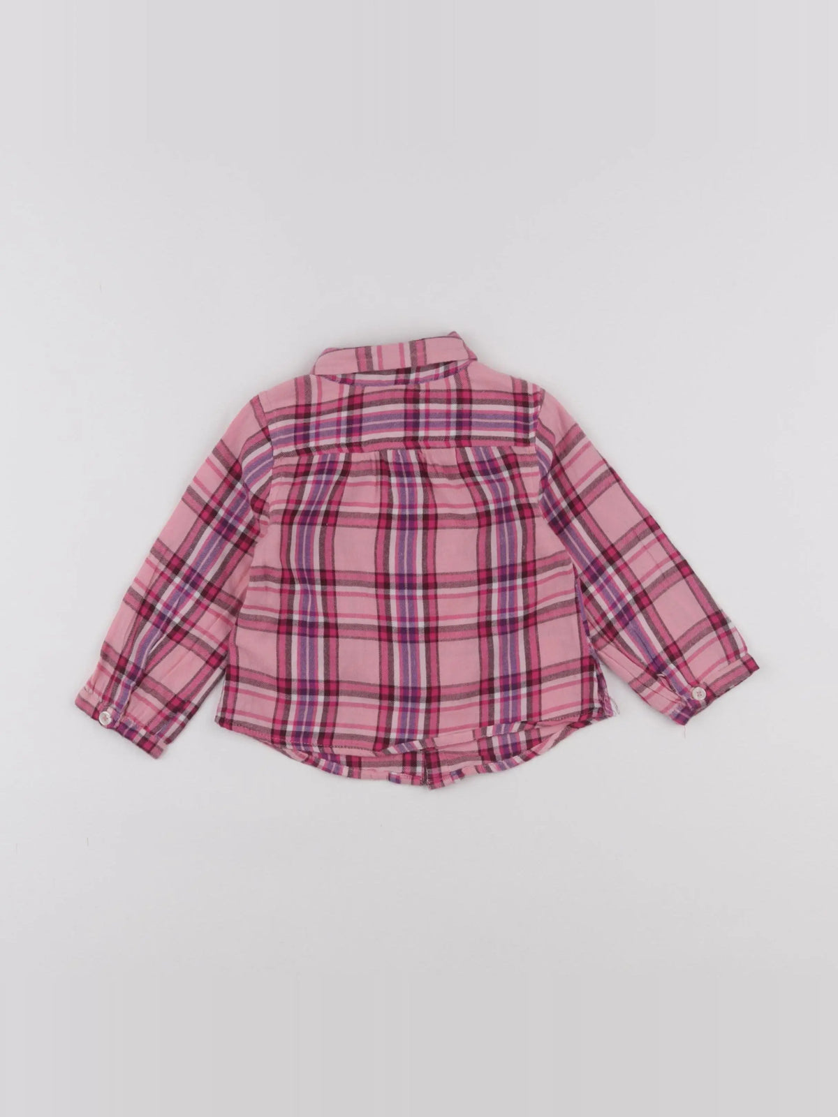 GAP - chemise rose - 6/12 mois