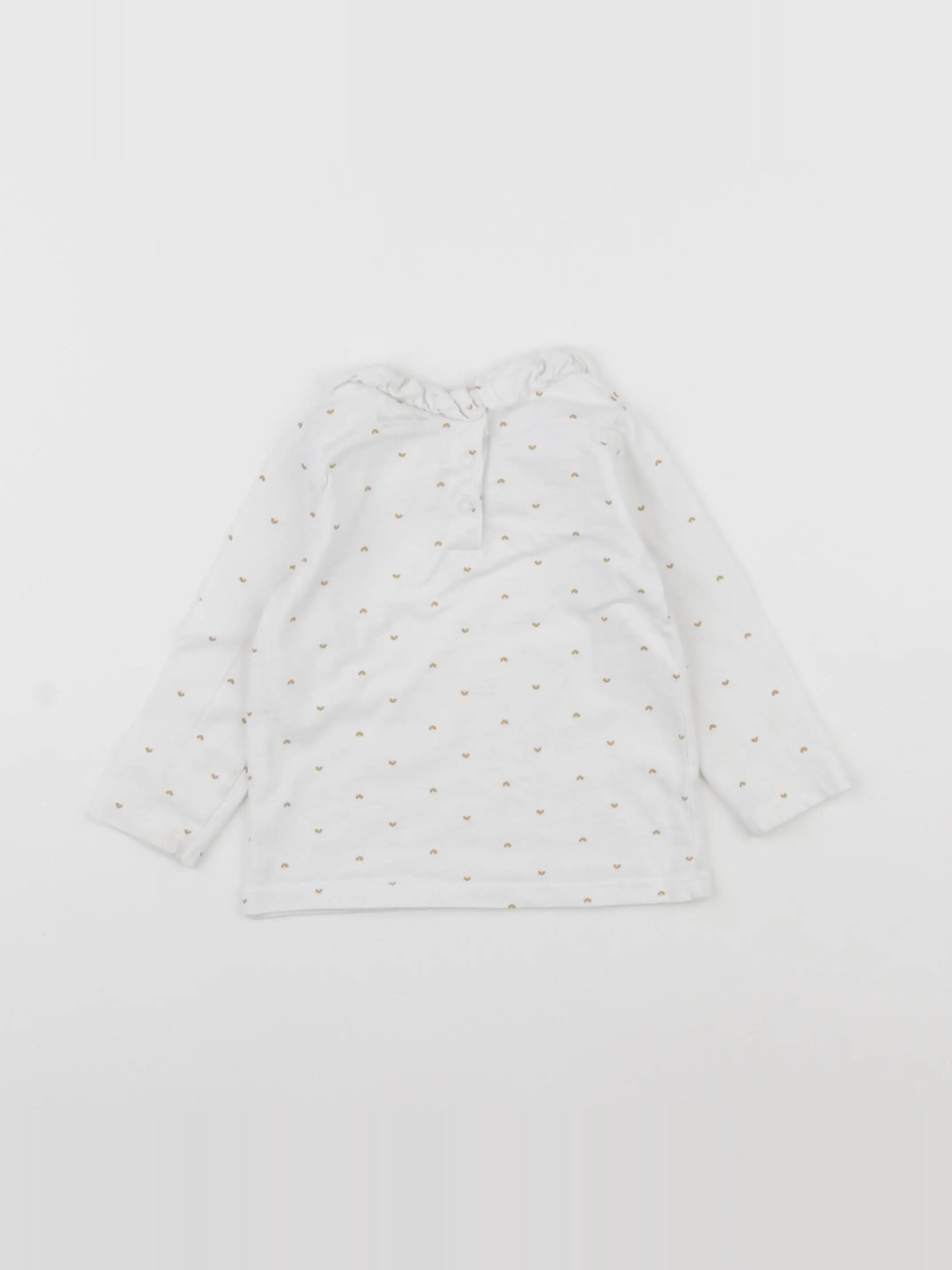 Vertbaudet - tee-shirt blanc - 12 mois