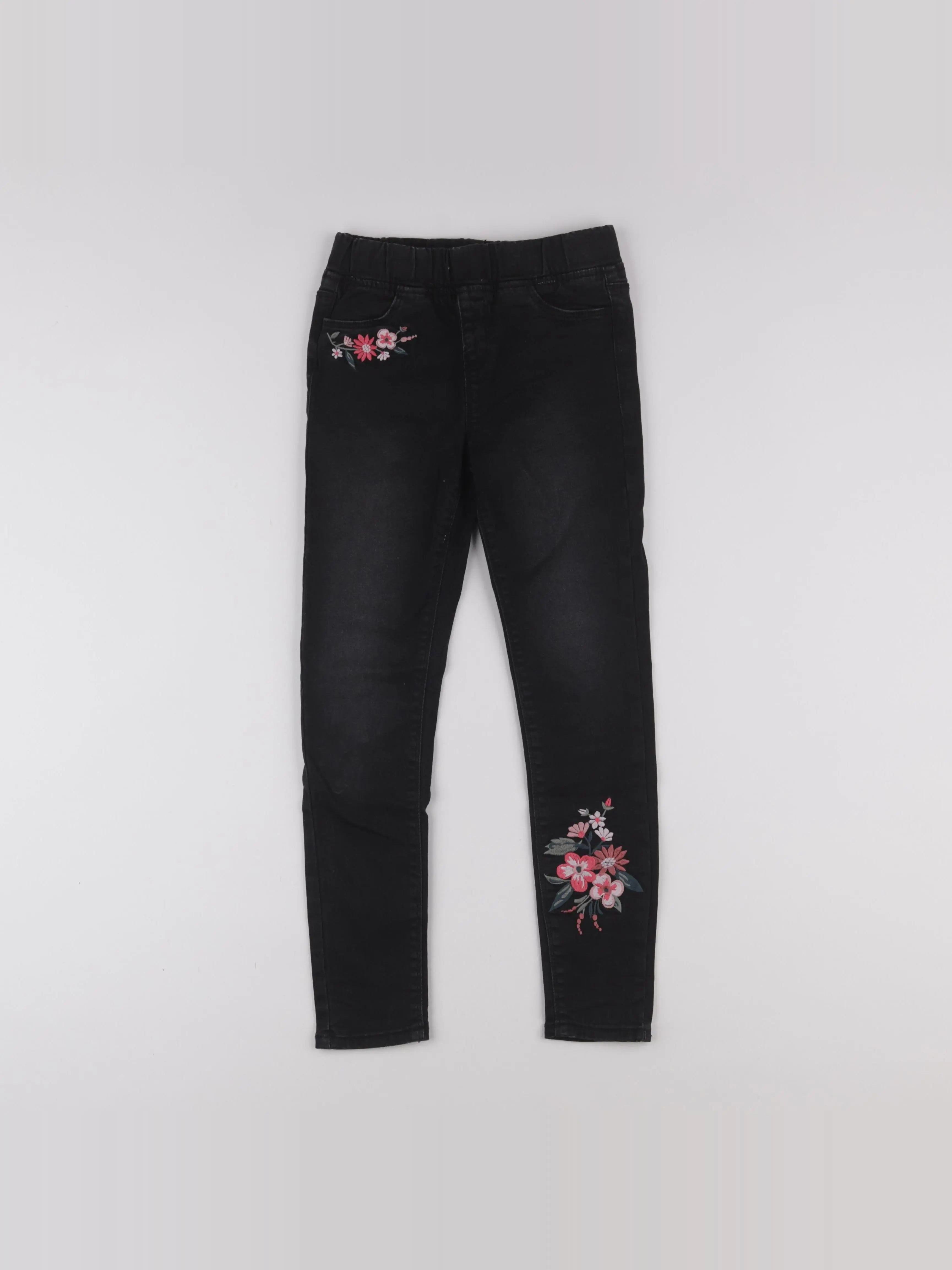 Vertbaudet - jegging noir - 9 ans