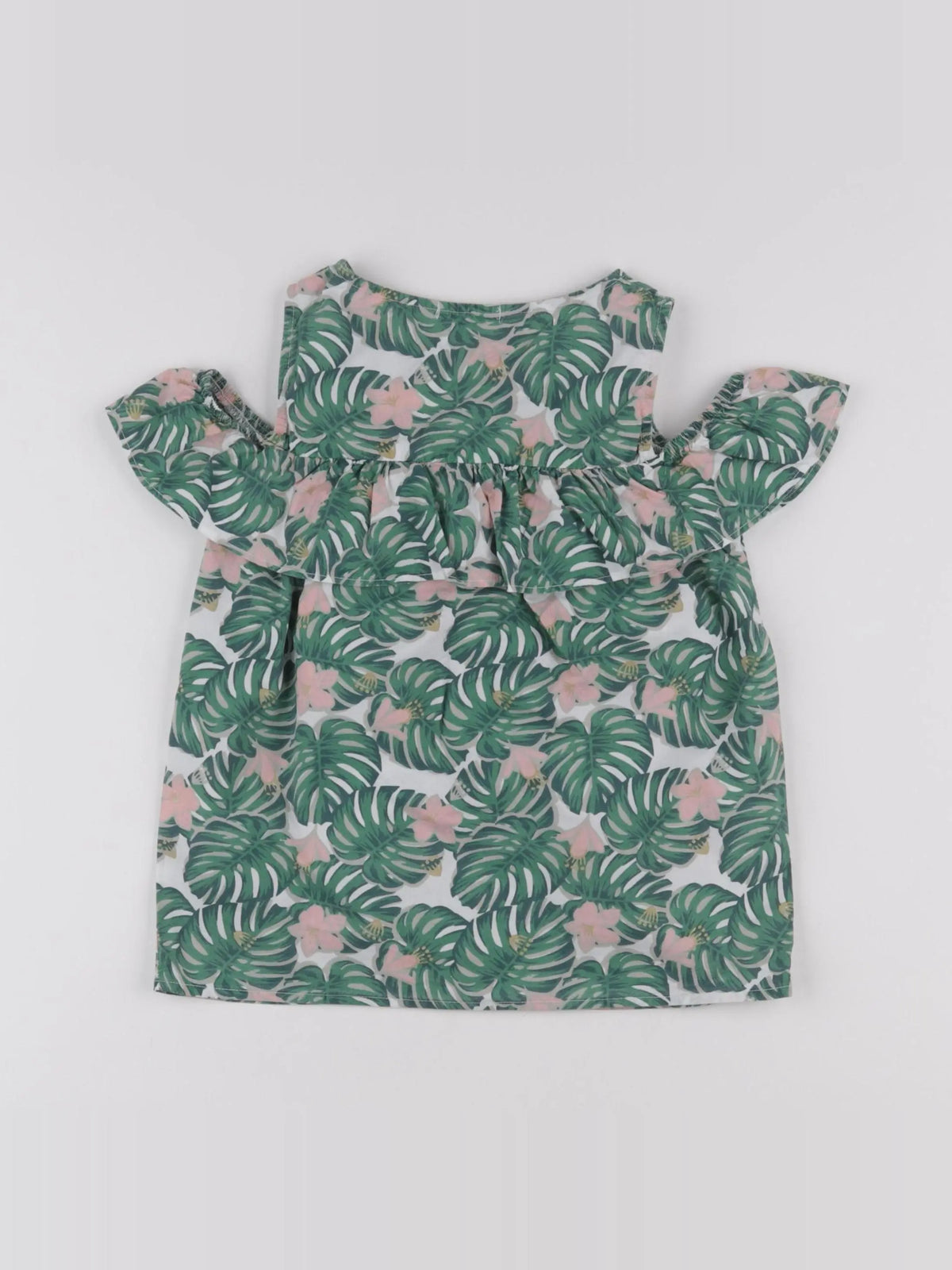 Vertbaudet - blouse vert - 6 ans