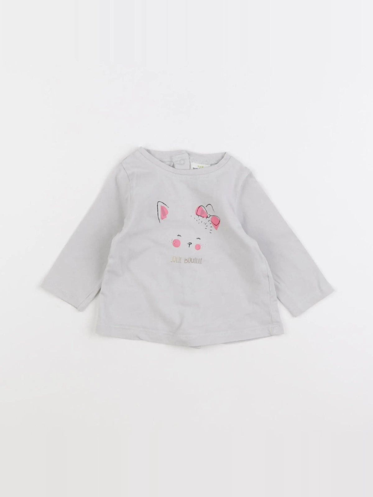 Tape à l'oeil - tee-shirt gris - 6 mois