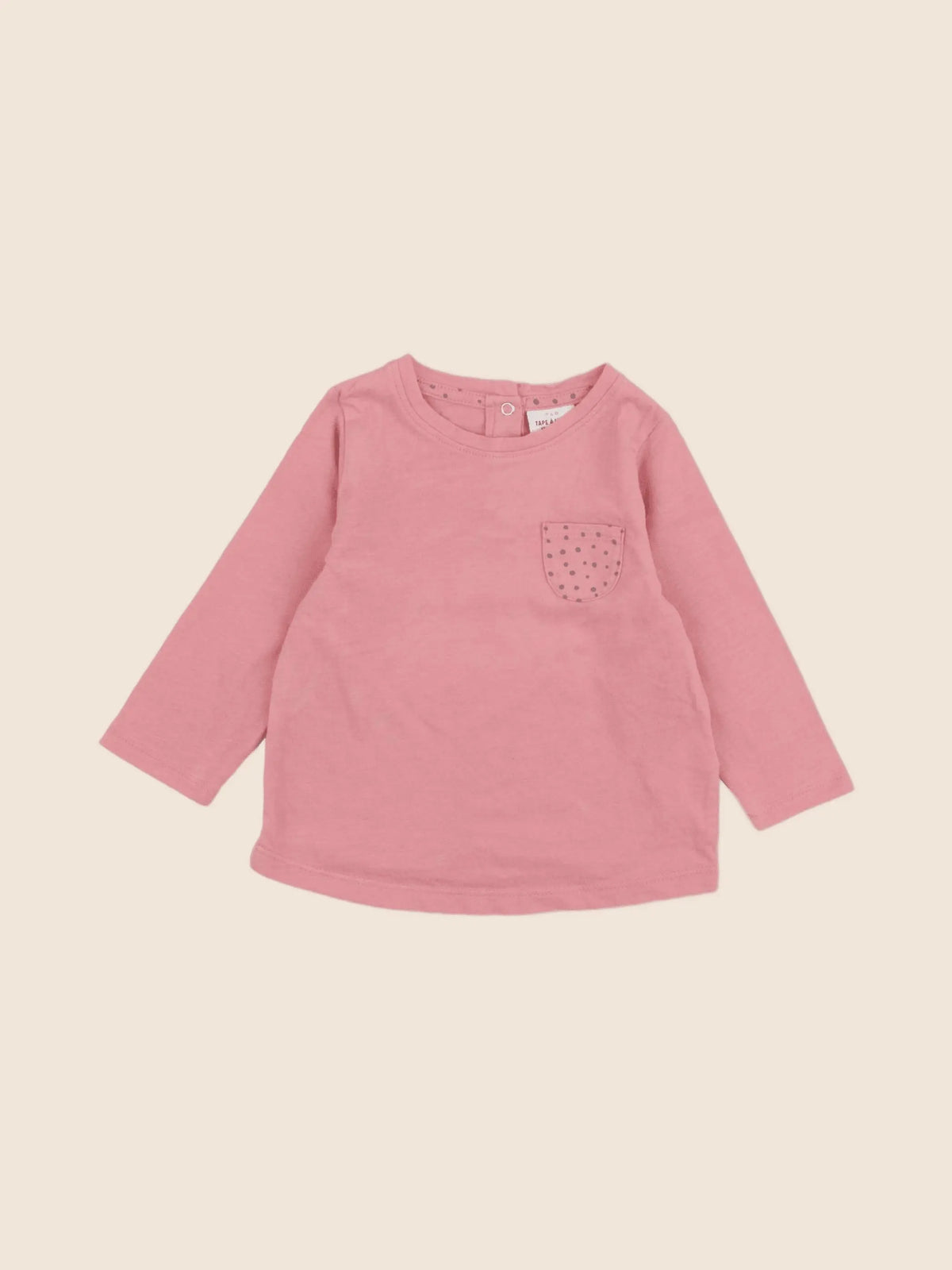 Tape à l'oeil - tee-shirt rose - 12 mois