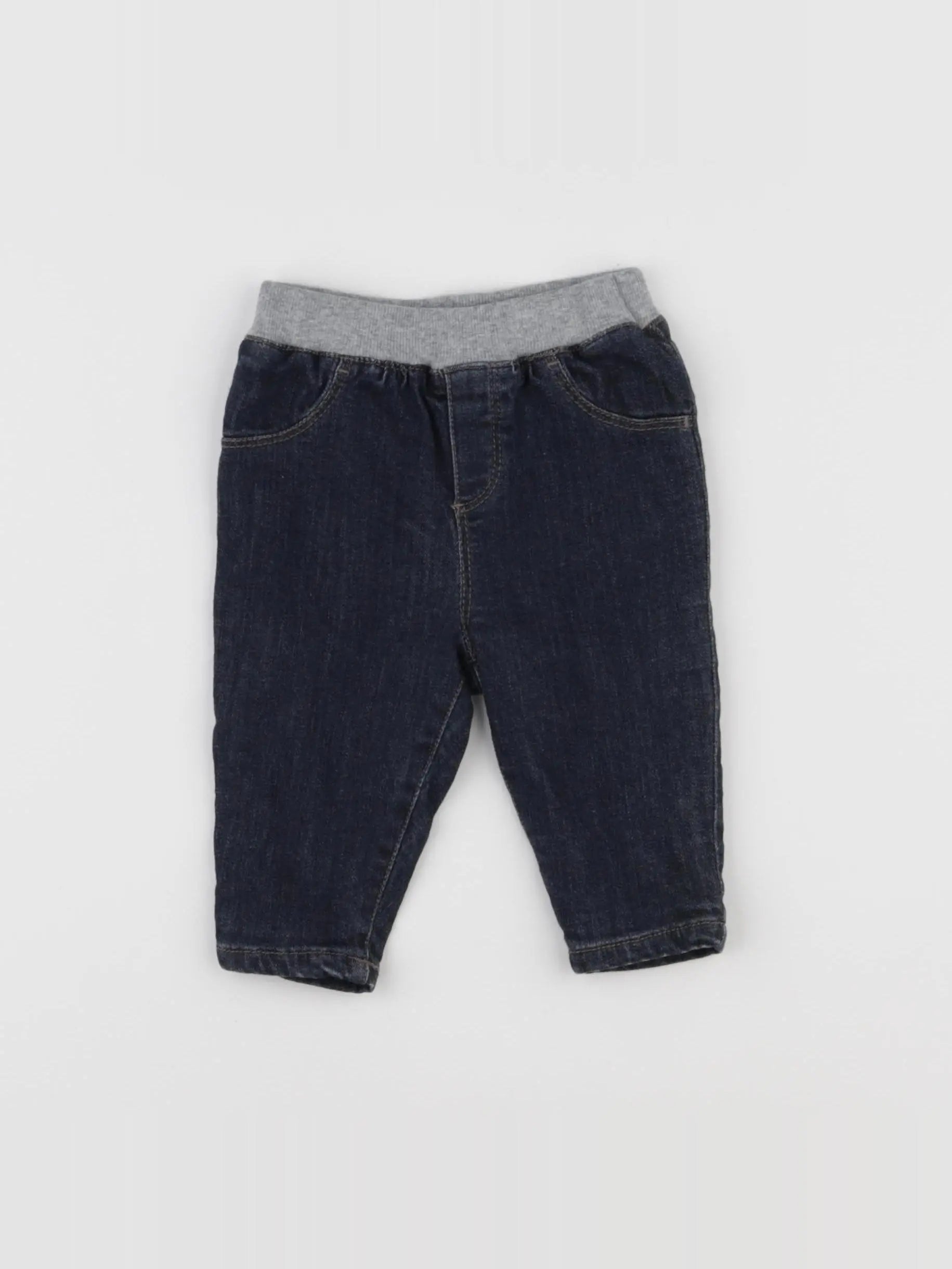 Boutchou - jean doublé bleu - 3 mois