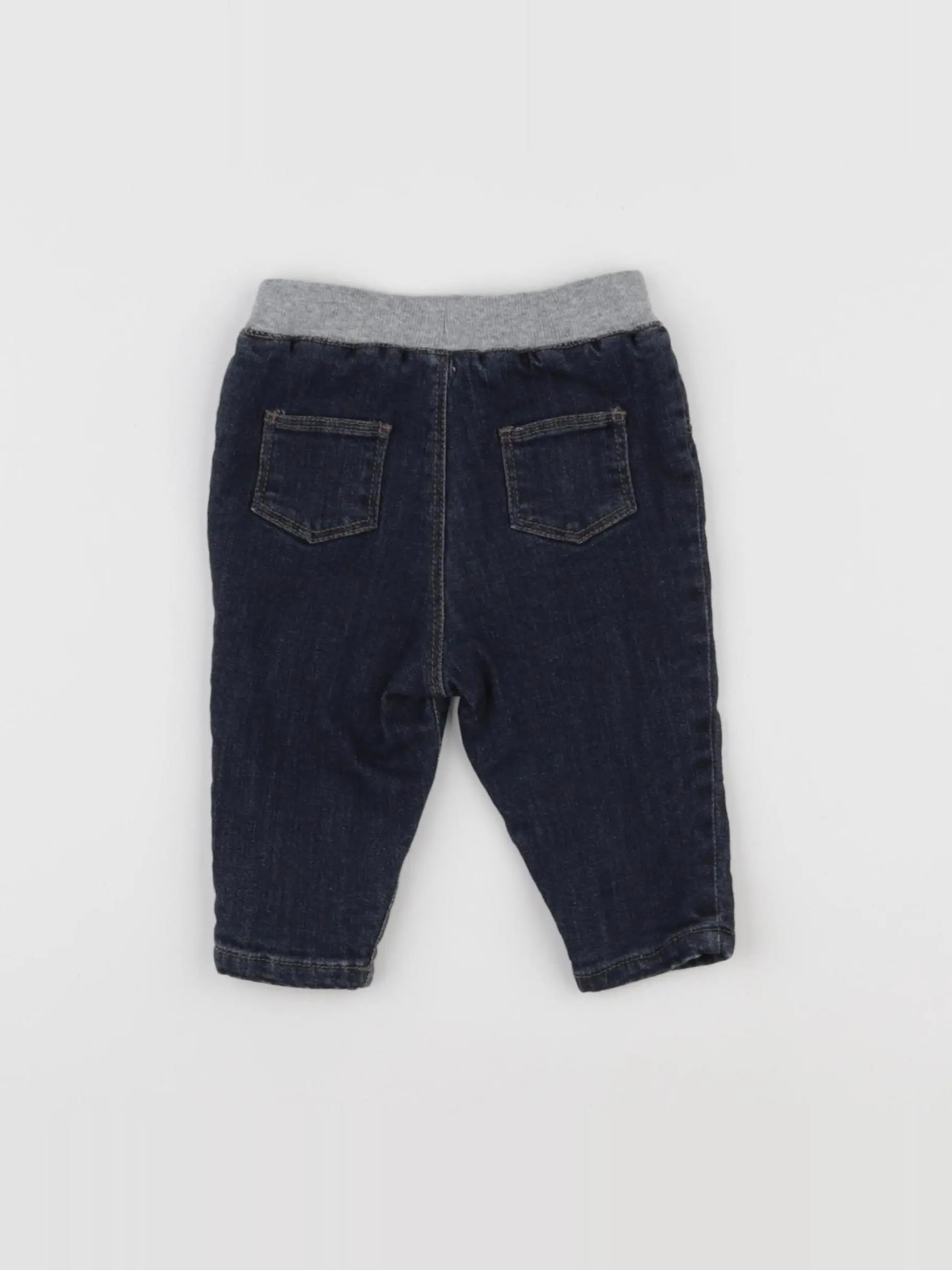 Boutchou - jean doublé bleu - 3 mois